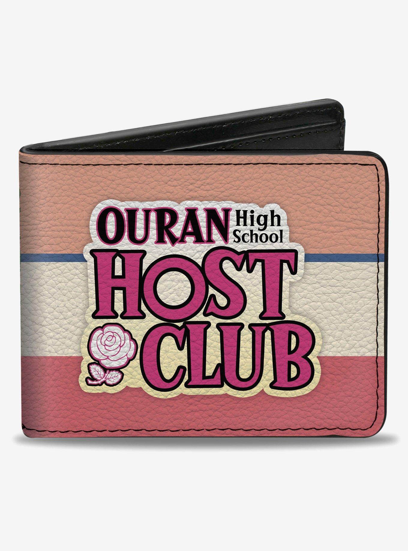 Ouran High School Host Club Arabian Palace Group Pose and Logo Bifold Wallet, , hi-res