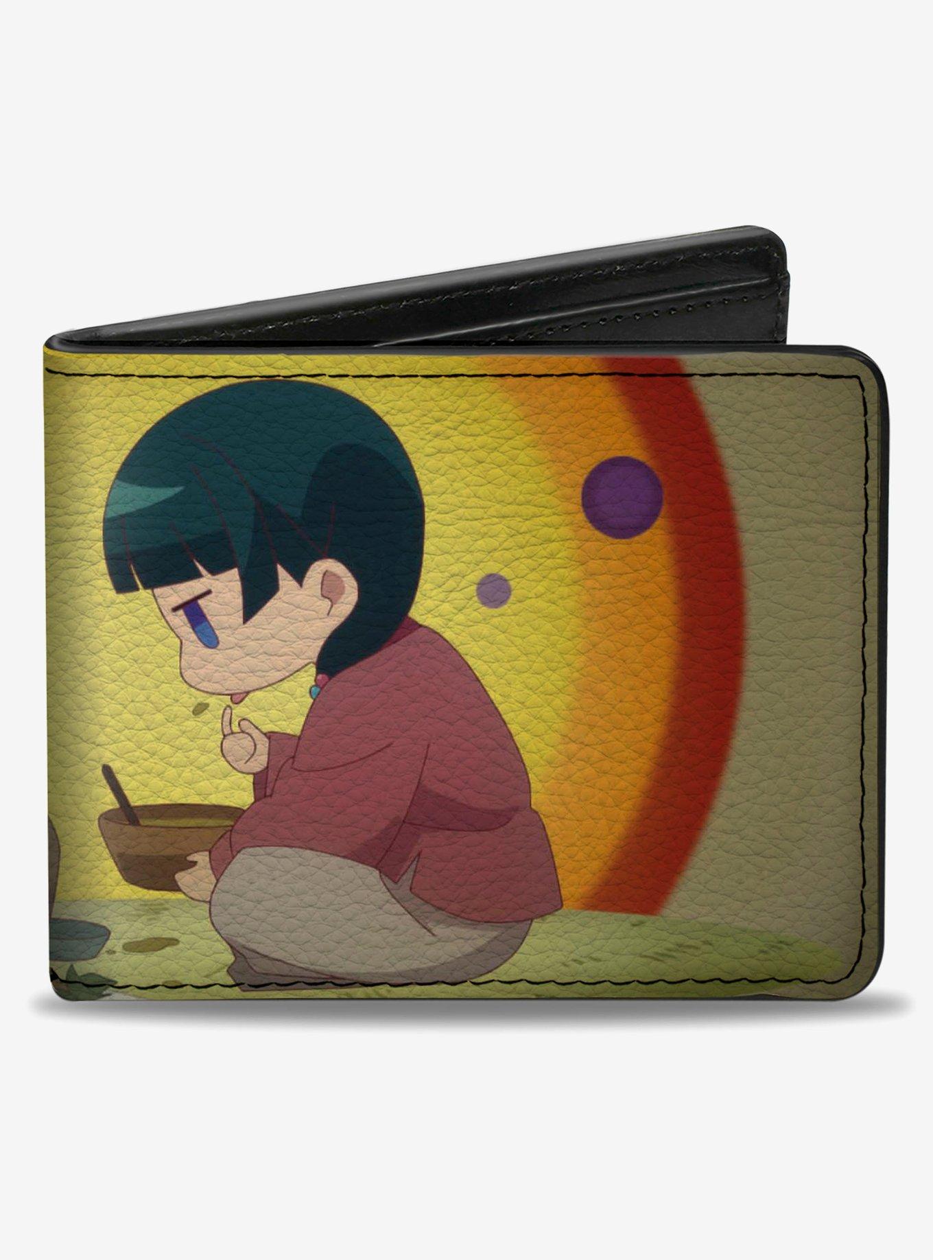 The Apothecary Diaries Maomao Eating Scene and Logo Bifold Wallet, , hi-res