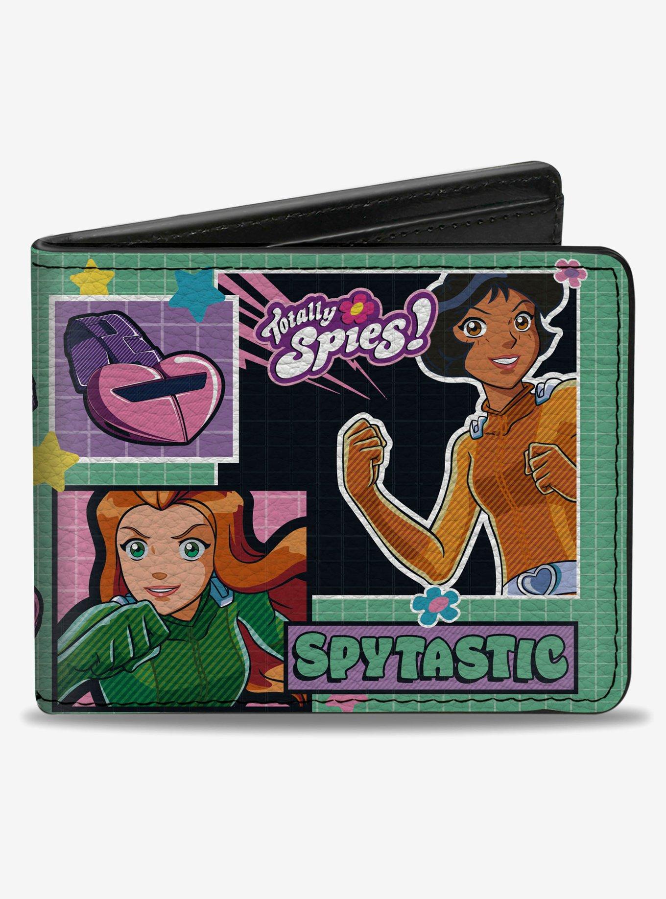 Totally Spies! Action Poses and Icons Blocks Bifold Wallet, , hi-res