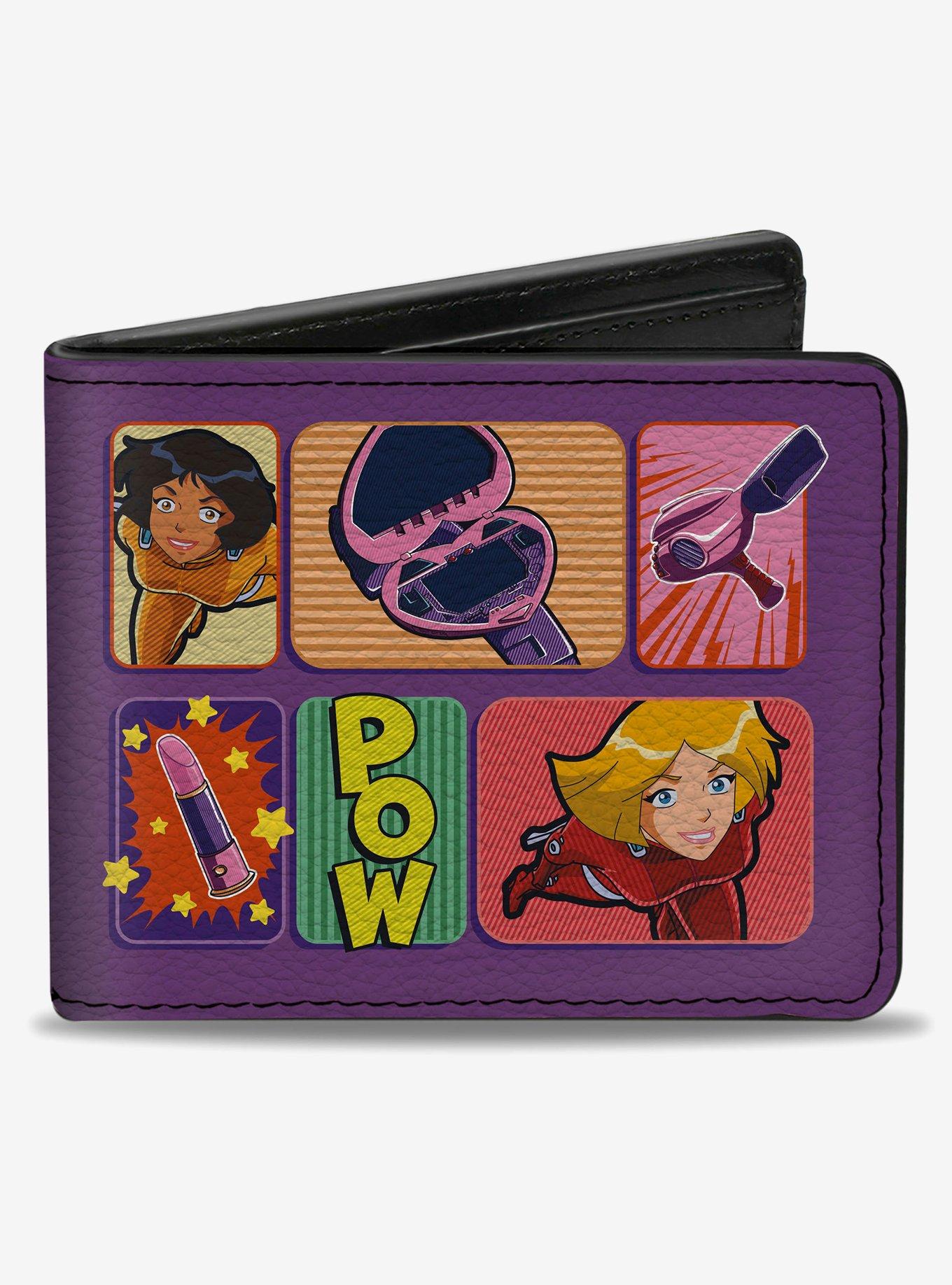Totally Spies! Action Poses Icon Blocks and Title Bifold Wallet, , hi-res