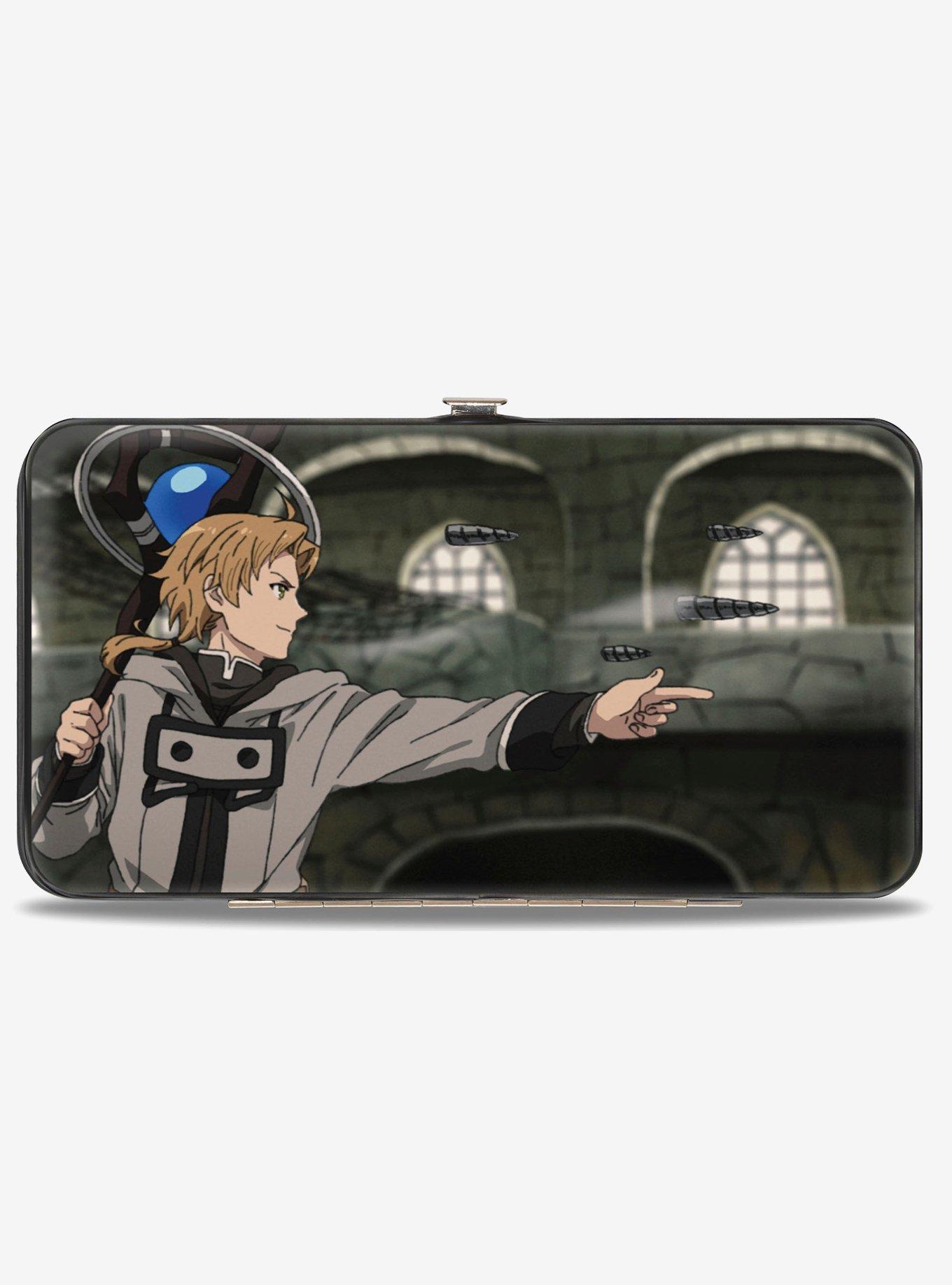 Mushoku Tensei Jobless Reincarnation Rudeus Greyrat and Fitz Duel Scene Hinged Wallet, , hi-res