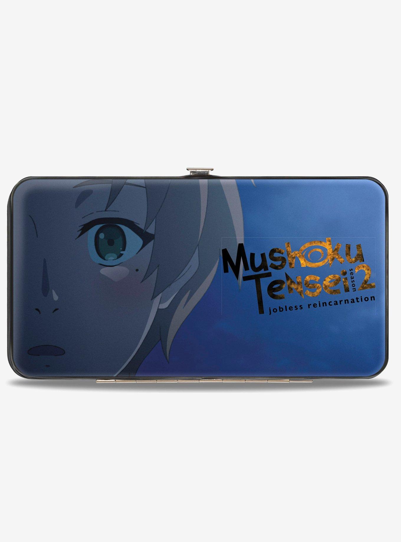 Mushoku Tensei Jobless Reincarnation Rudeus Greyrat and Fitz Close Up Faces Blues Hinged Wallet, , hi-res