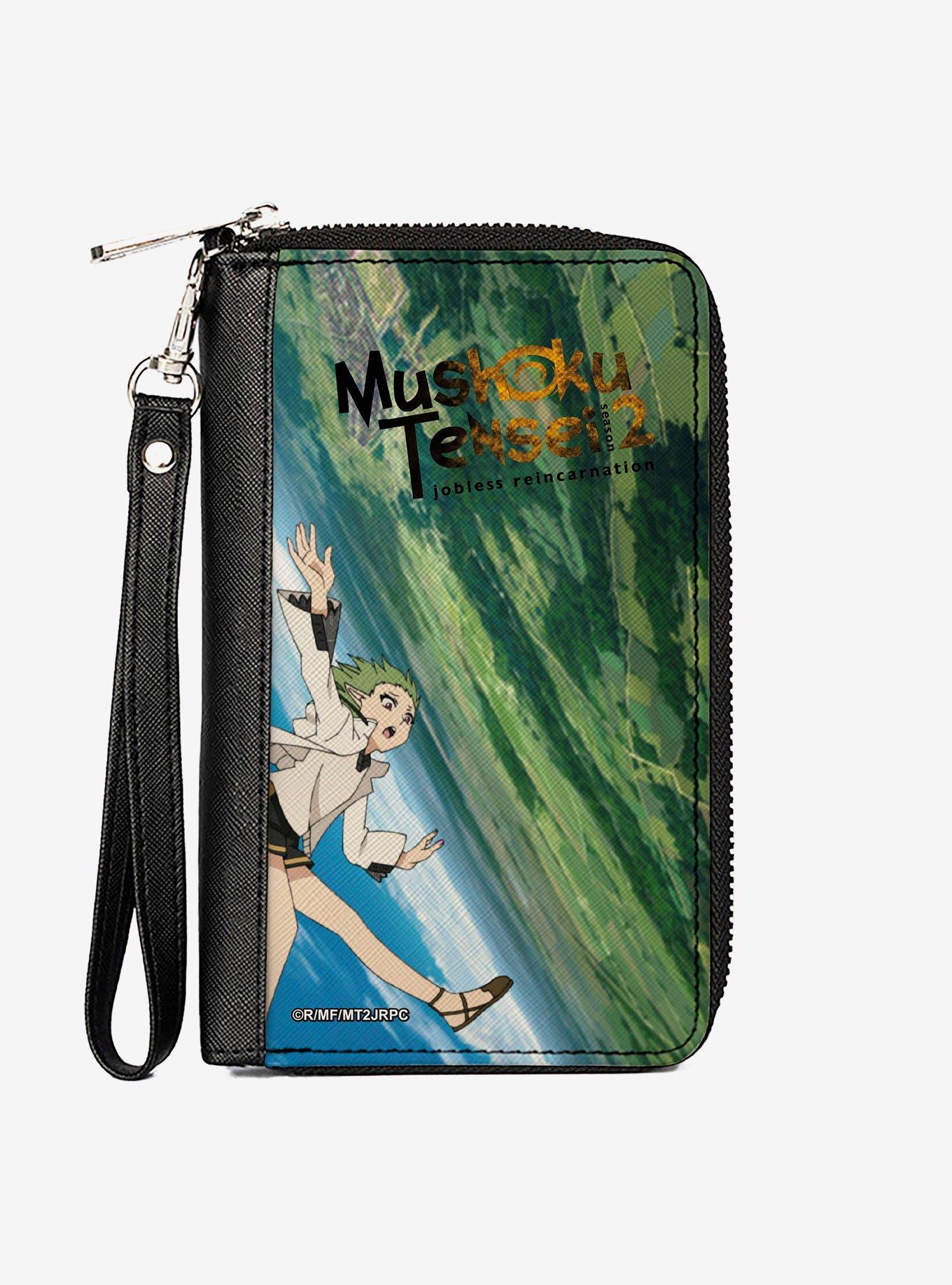 Mushoku Tensei Jobless Reincarnation Sylphiette Teleport Fall Scene and Title Zip Around Wallet, , hi-res