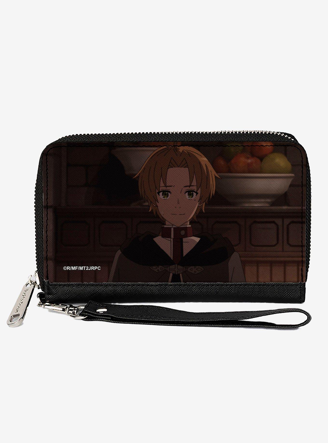 Mushoku Tensei Jobless Reincarnation Rudeus Greyrat Pose Zip Around Wallet, , hi-res