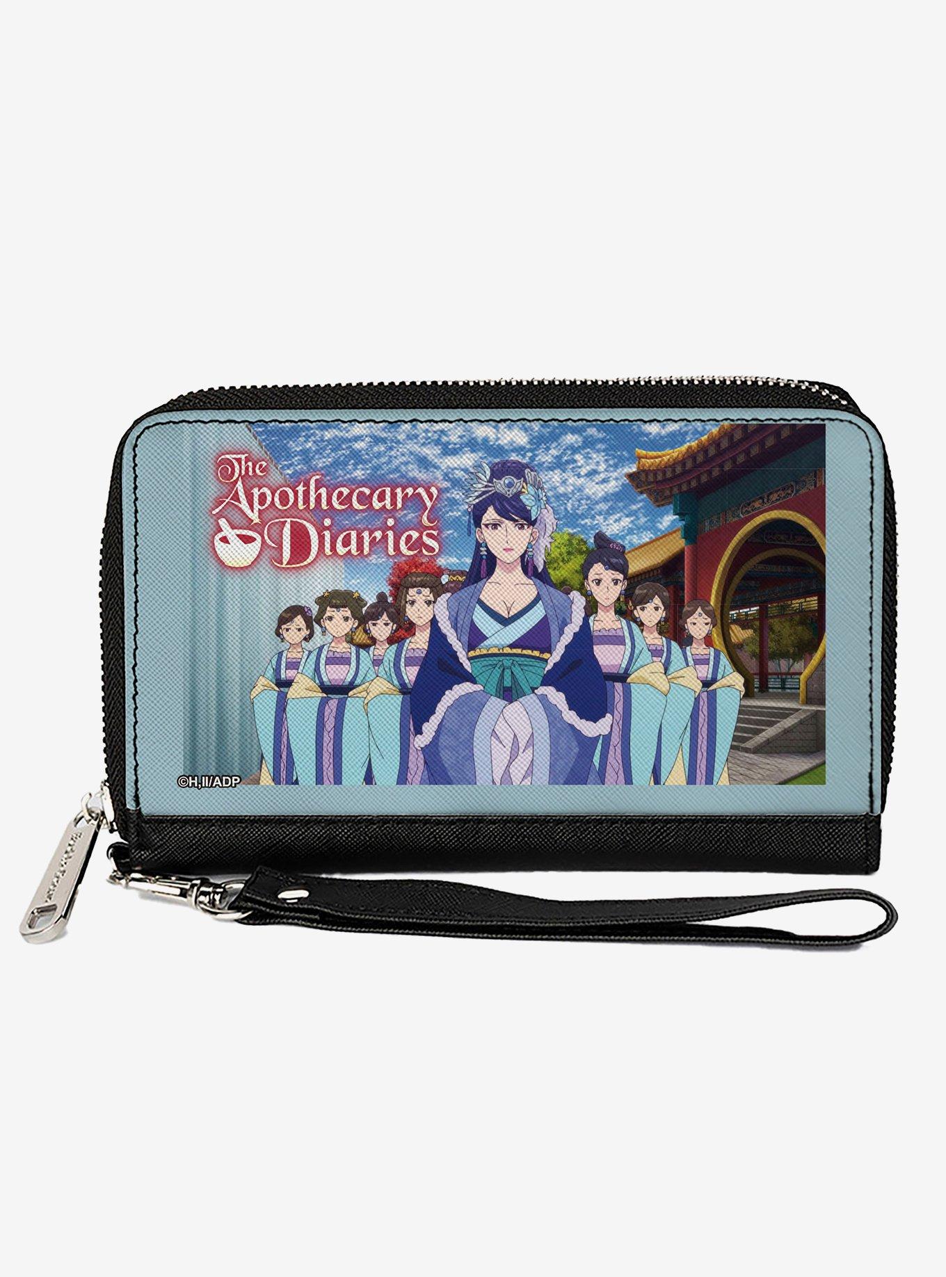 The Apothecary Diaries Lihua with Ladies in Waiting Scene Zip Around Wallet, , hi-res