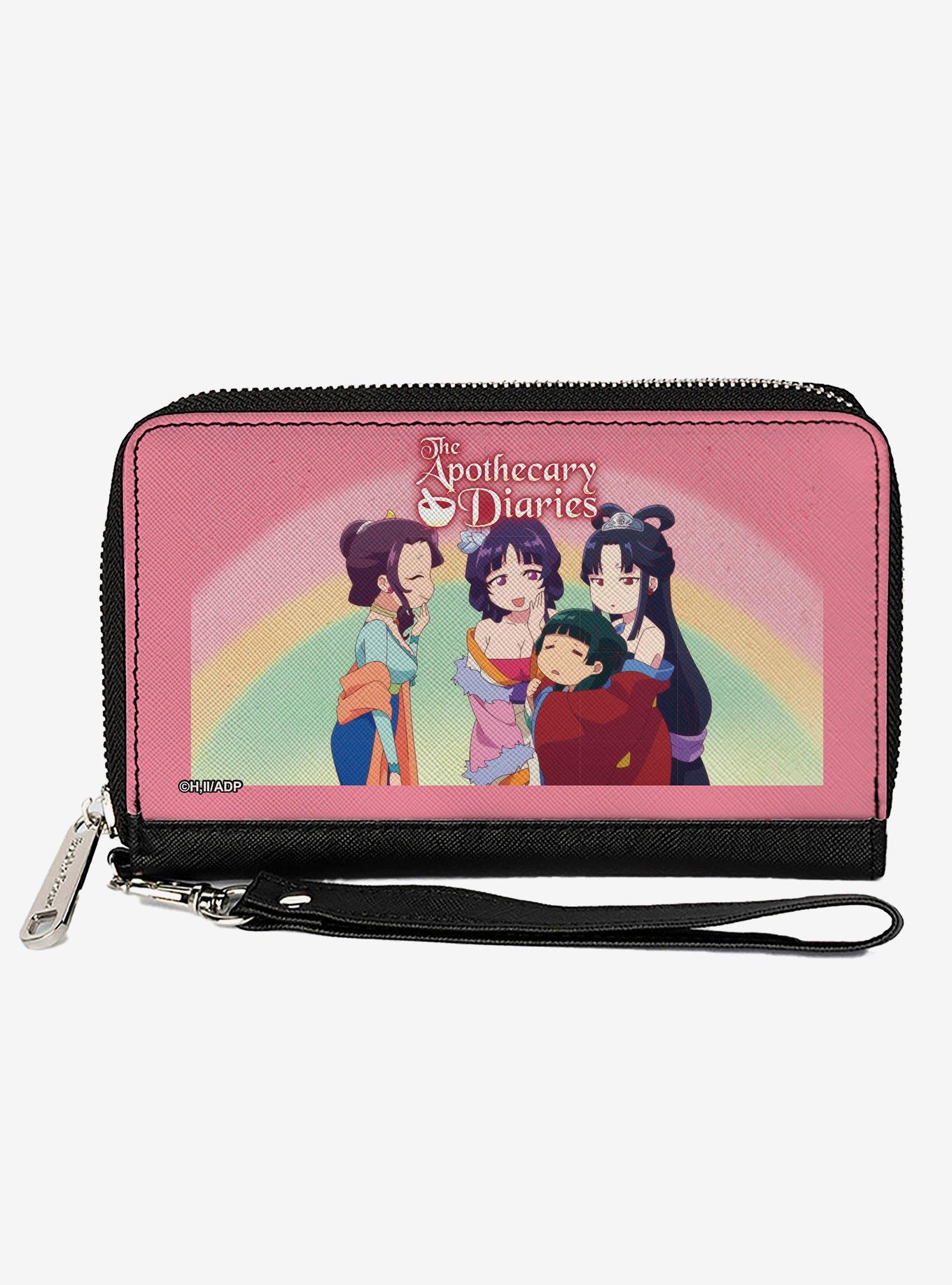 The Apothecary Diaries Chibi Maomao and Big Sisters Scene Zip Around Wallet, , hi-res