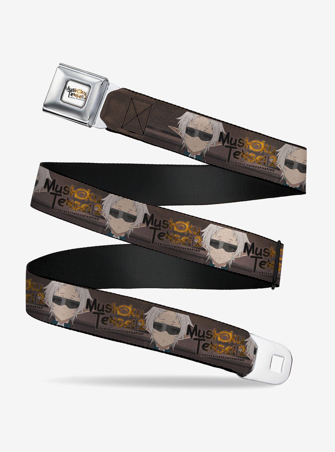 Mushoku Tensei Jobless Reincarnation Pursena Adoldia Pose and Title Youth Seatbelt Buckle Belt, , hi-res