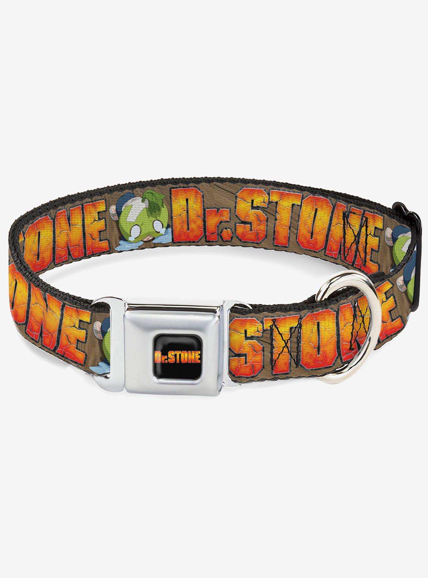 Dr. Stone Title and Suika Crying Pose Seatbelt Buckle Dog Collar, , hi-res