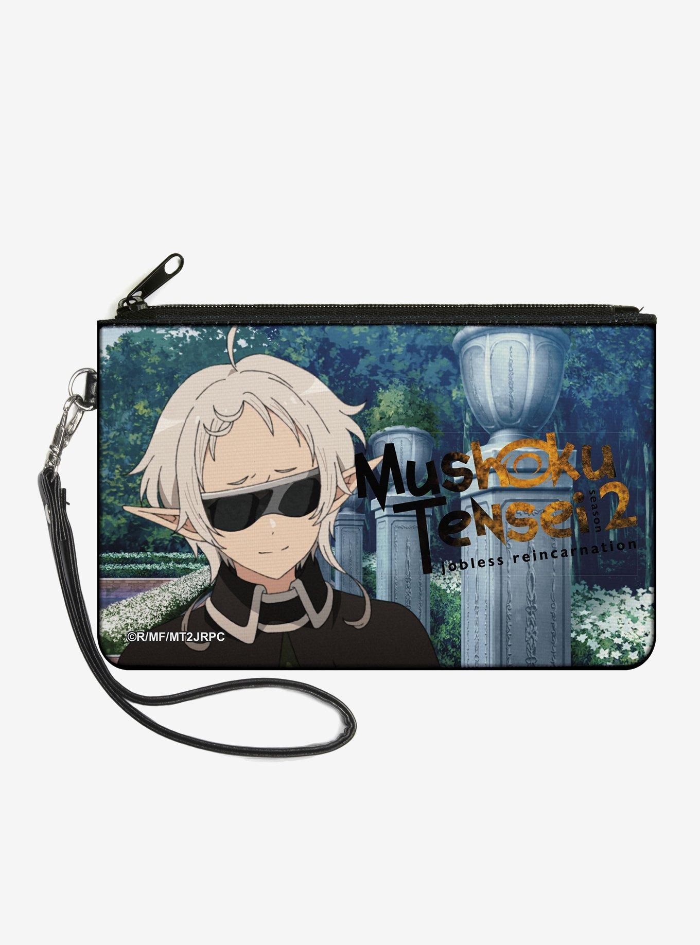 Mushoku Tensei Jobless Reincarnation Guard Fitz Garden Scene and Title Zip Clutch Wallet, , hi-res