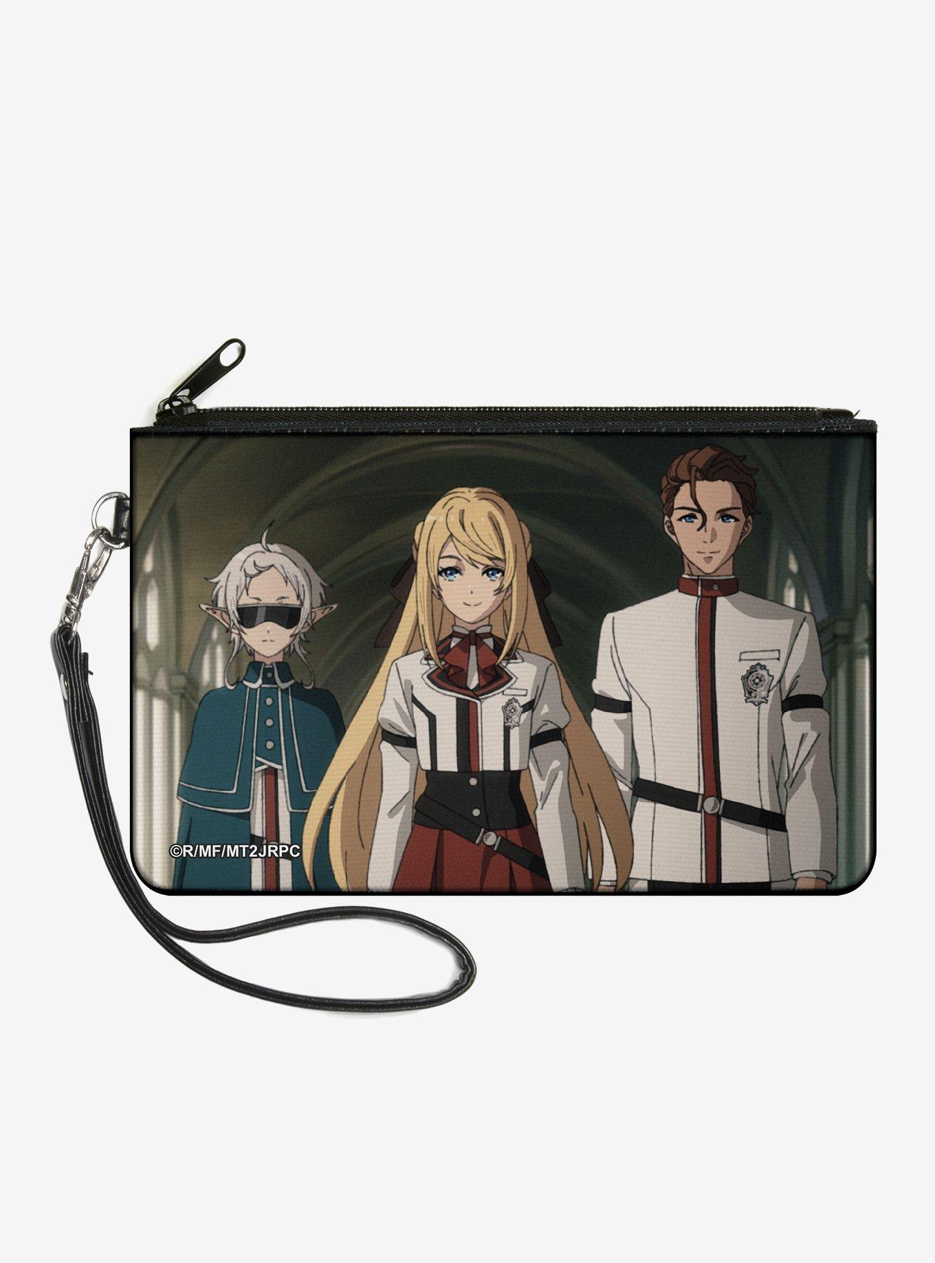 Mushoku Tensei Jobless Reincarnation Princess Ariel with Fitz and Luke Notos Pose Zip Clutch Wallet, , hi-res