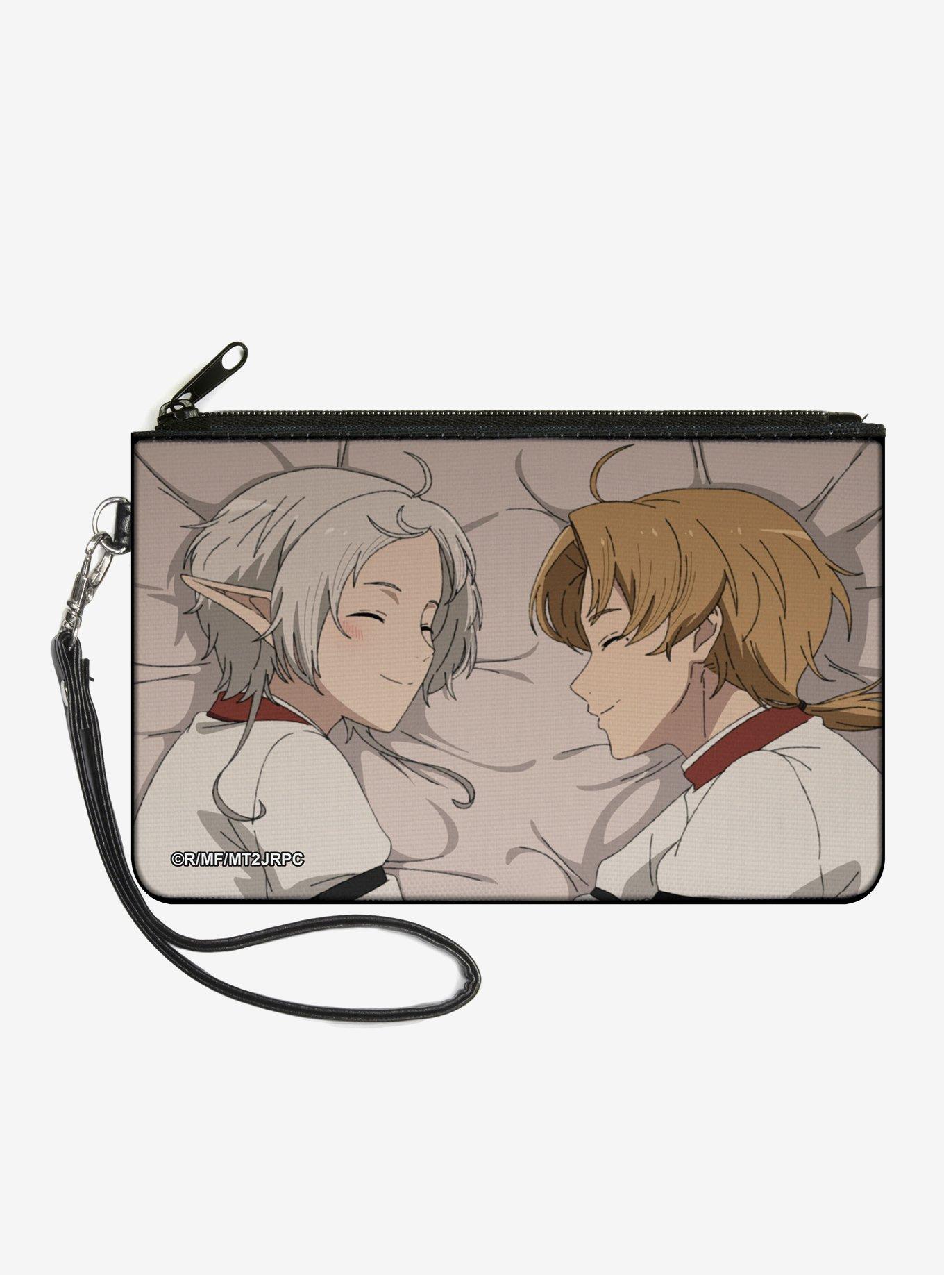 Mushoku Tensei Jobless Reincarnation Sylphiette and Rudeus Greyrat Sleeping Zip Clutch Wallet, , hi-res