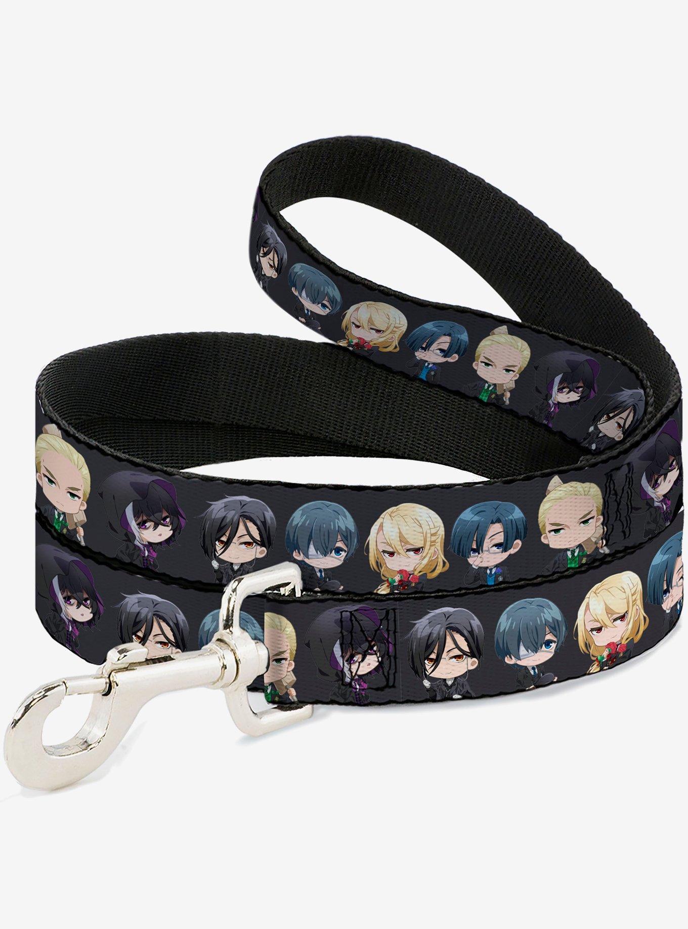 Black Butler Six Chibi Characters Poses Black Dog Leash, , hi-res