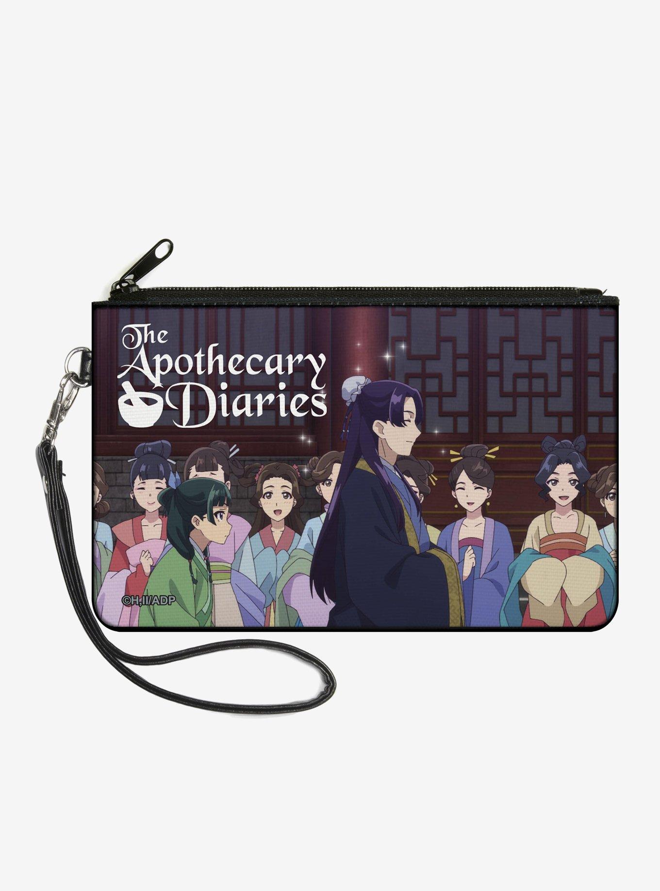 The Apothecary Diaries Maomao Following Jinshi Scene and Logo Zip Clutch Wallet, , hi-res