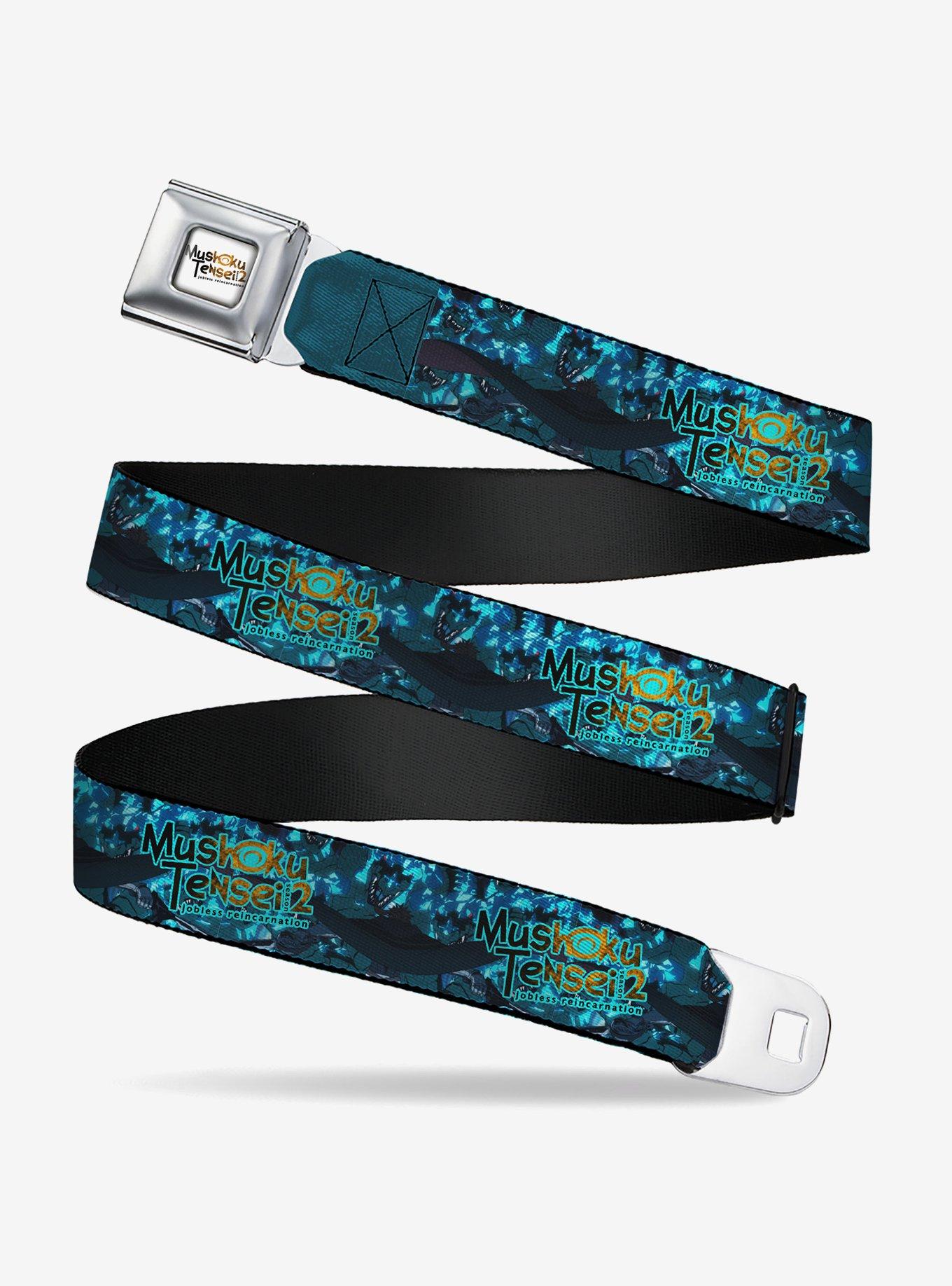 Mushoku Tensei Jobless Reincarnation Manatite Hydra Magic Crystal Scene Blues Seatbelt Buckle Belt, , hi-res