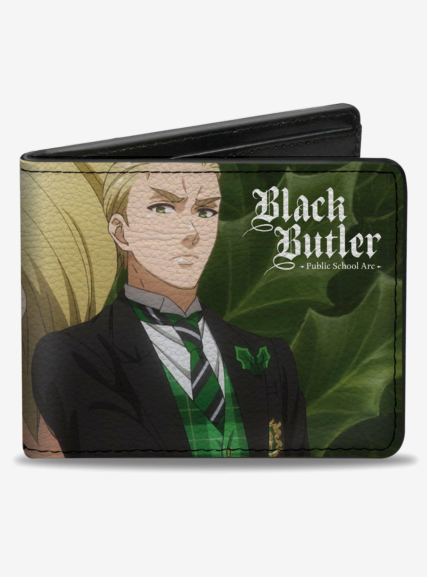 Black Butler Herman Greenhill Holly Face and Pose Bifold Wallet, , hi-res
