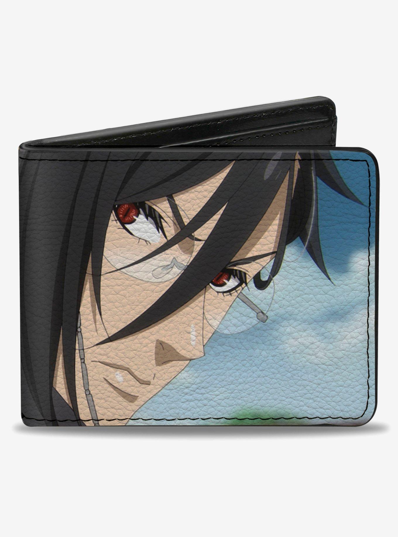 Black Butler Sebastian Michaelis Pose and Title Blues Bifold Wallet, , hi-res