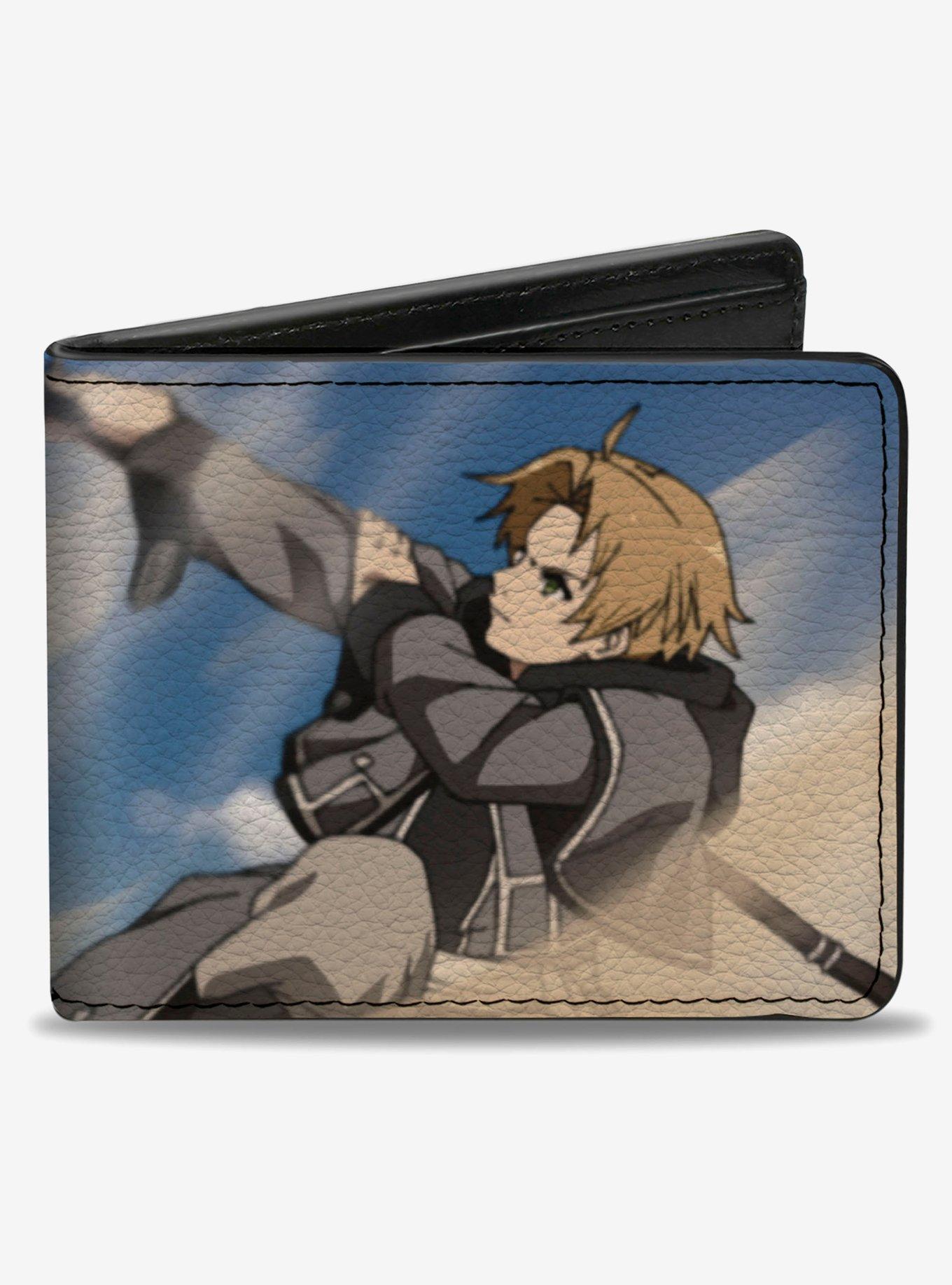 Mushoku Tensei Jobless Reincarnation Rudeus Greyrat Action Scene and Title Bifold Wallet, , hi-res