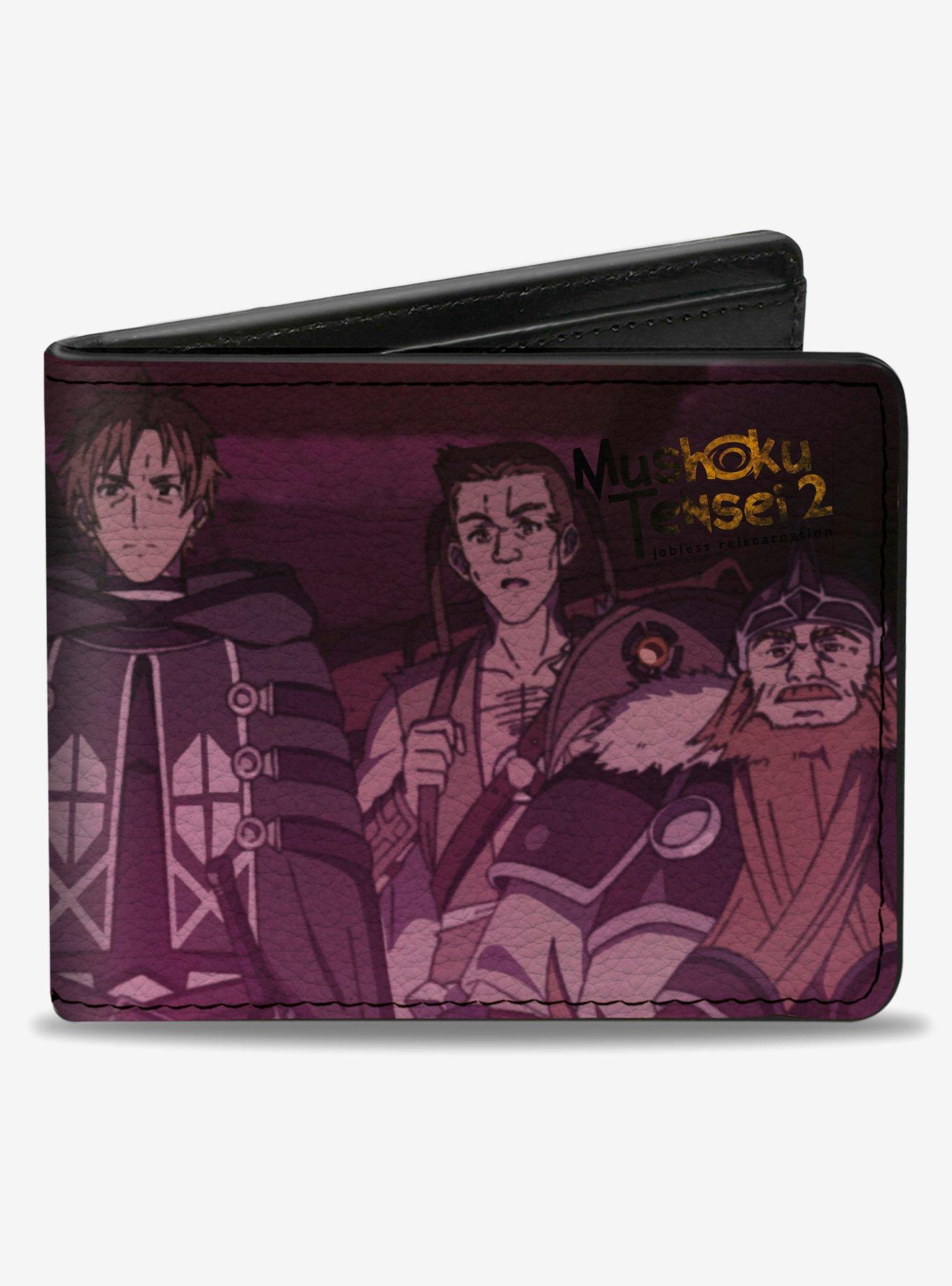 Mushoku Tensei Jobless Reincarnation Rudeus Greyrat Zenith Rescue Group Pose Bifold Wallet, , hi-res