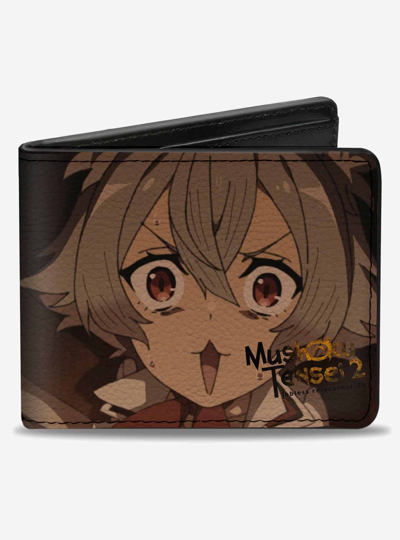 Mushoku Tensei Jobless Reincarnation Pursena Adollia and Linia Dedoldia Close Up Bifold Wallet, , hi-res