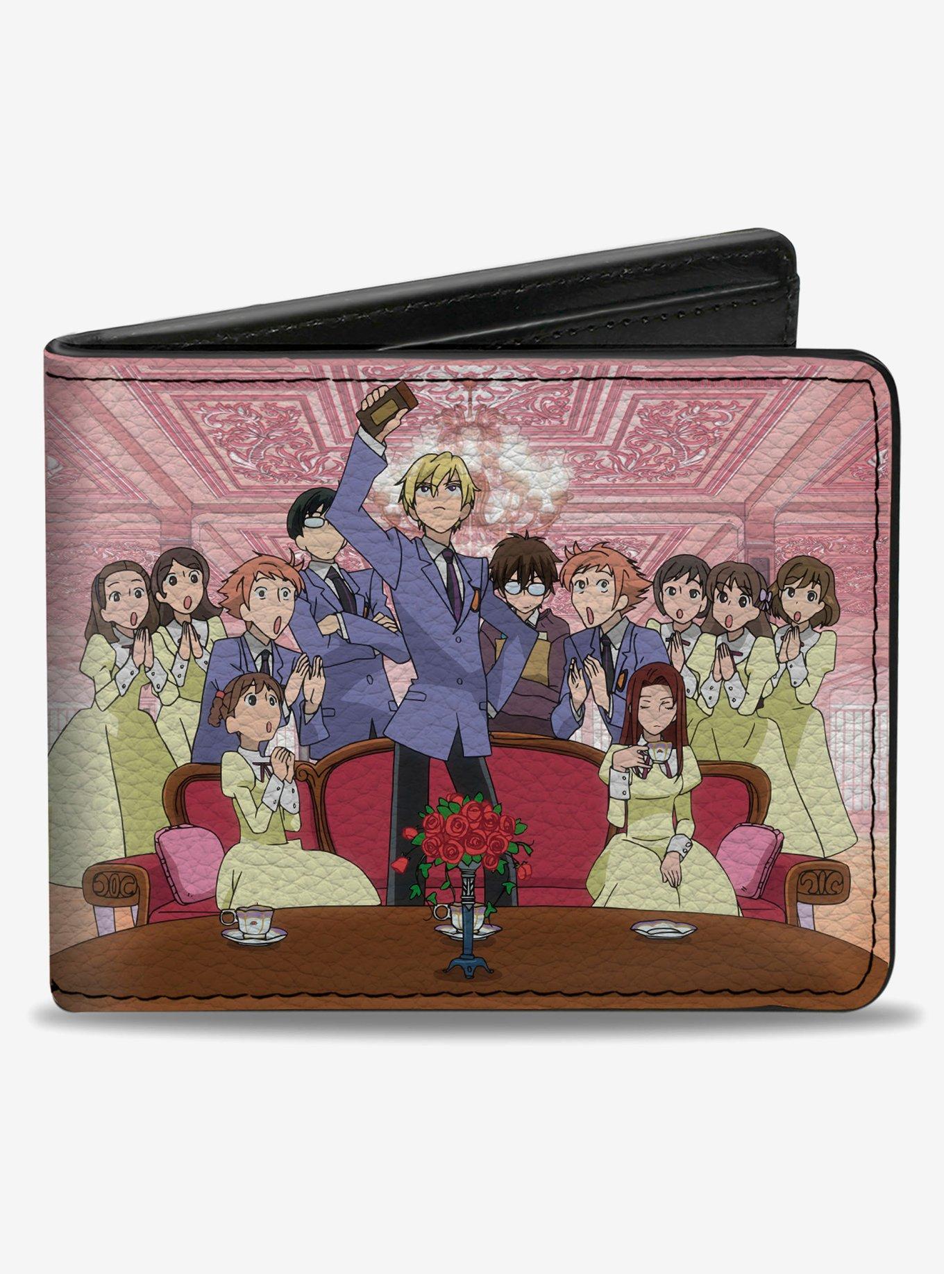 Ouran High School Host Club Tamaki Presentation Scene and Logo Bifold Wallet, , hi-res