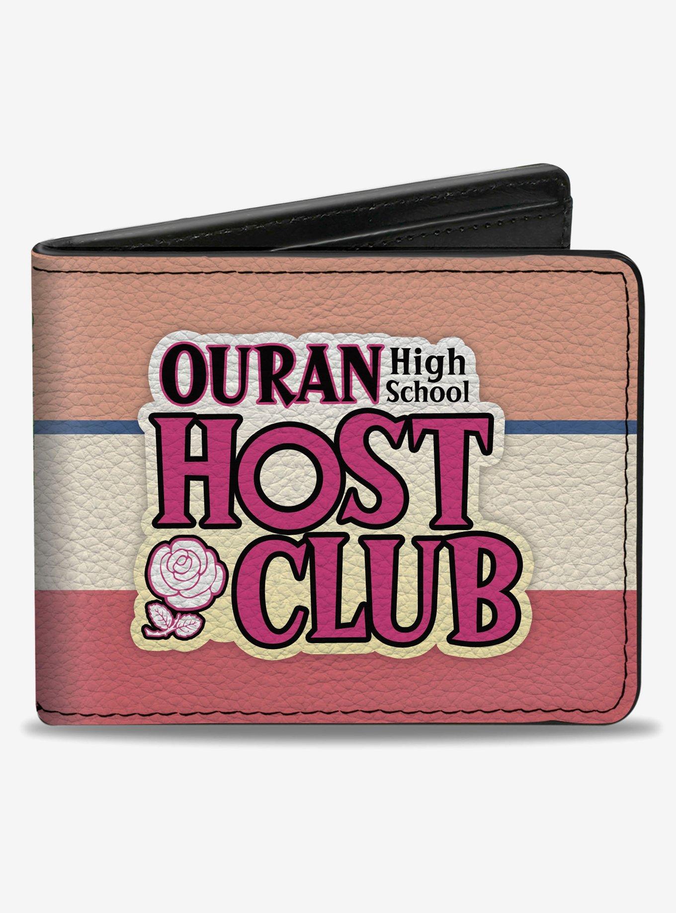 Ouran High School Host Club Arabian Palace Group Pose and Logo Bifold Wallet, , hi-res