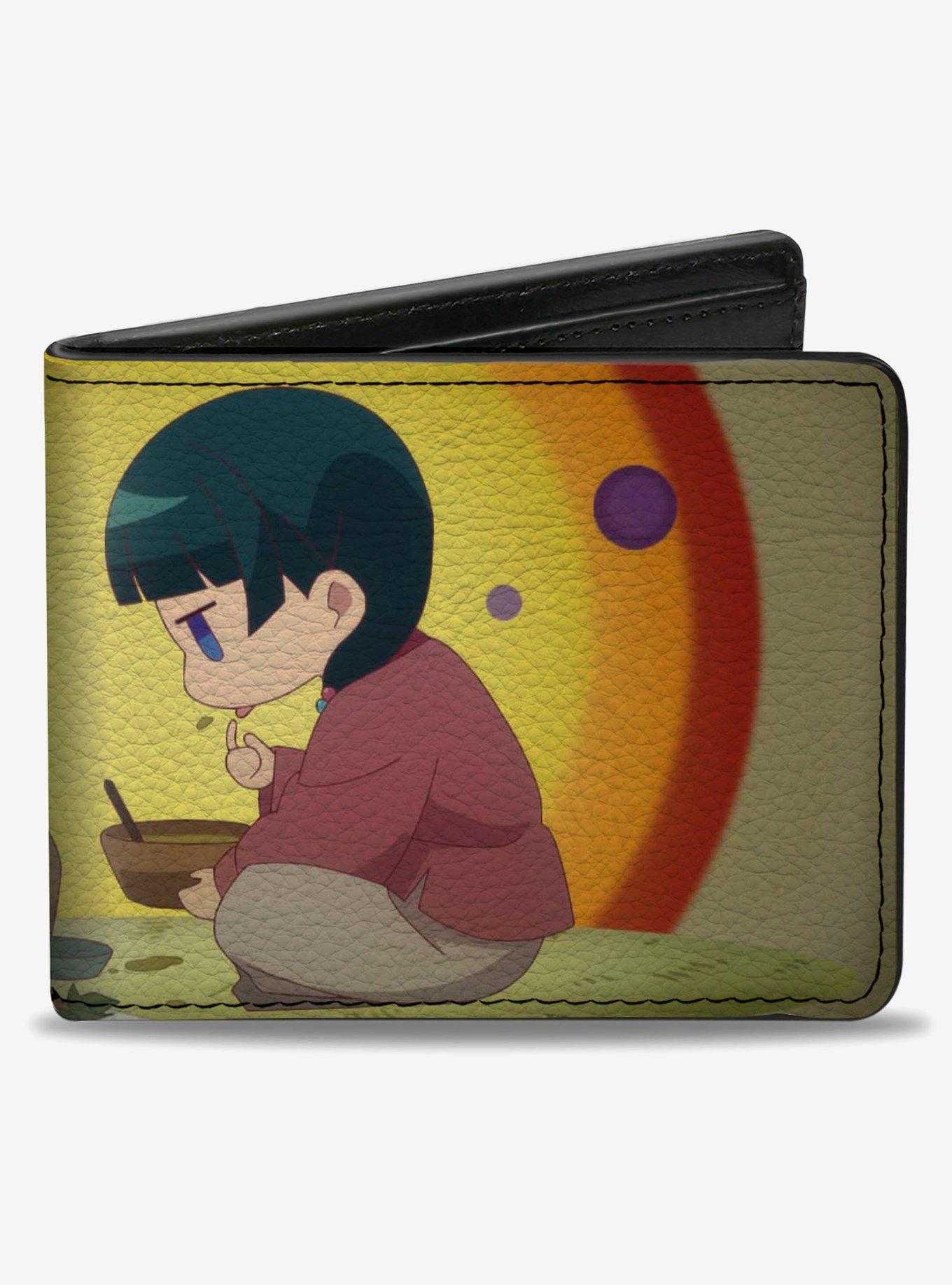 The Apothecary Diaries Maomao Eating Scene and Logo Bifold Wallet, , hi-res