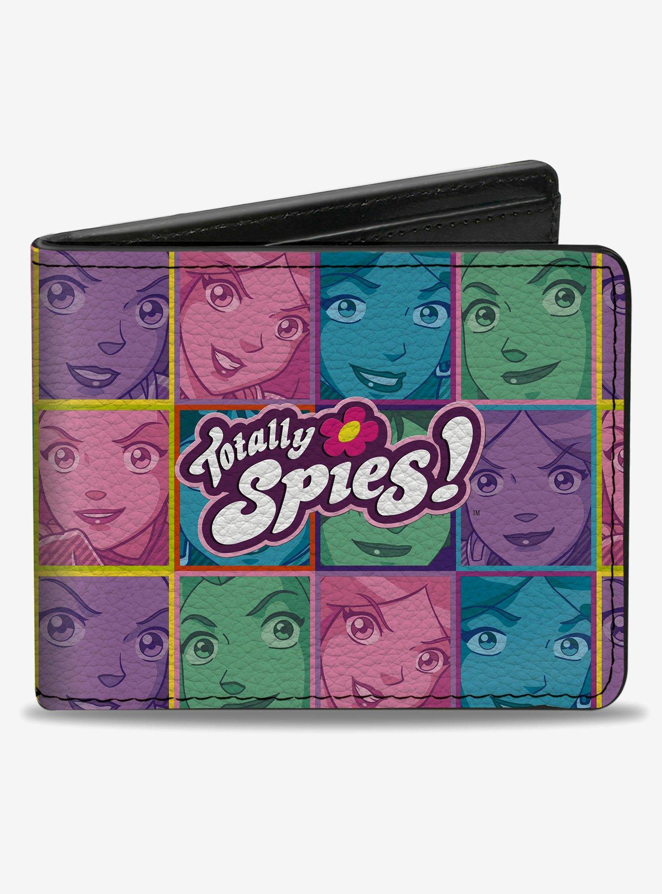 Totally Spies! Face Blocks and Title Multi Pastel Bifold Wallet, , hi-res