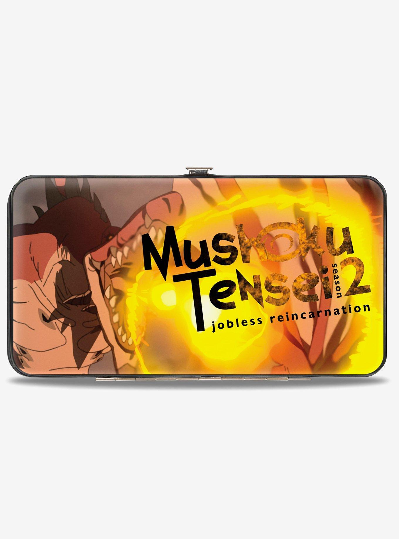 Mushoku Tensei Jobless Reincarnation Red Dragon Poses and Title Hinged Wallet, , hi-res