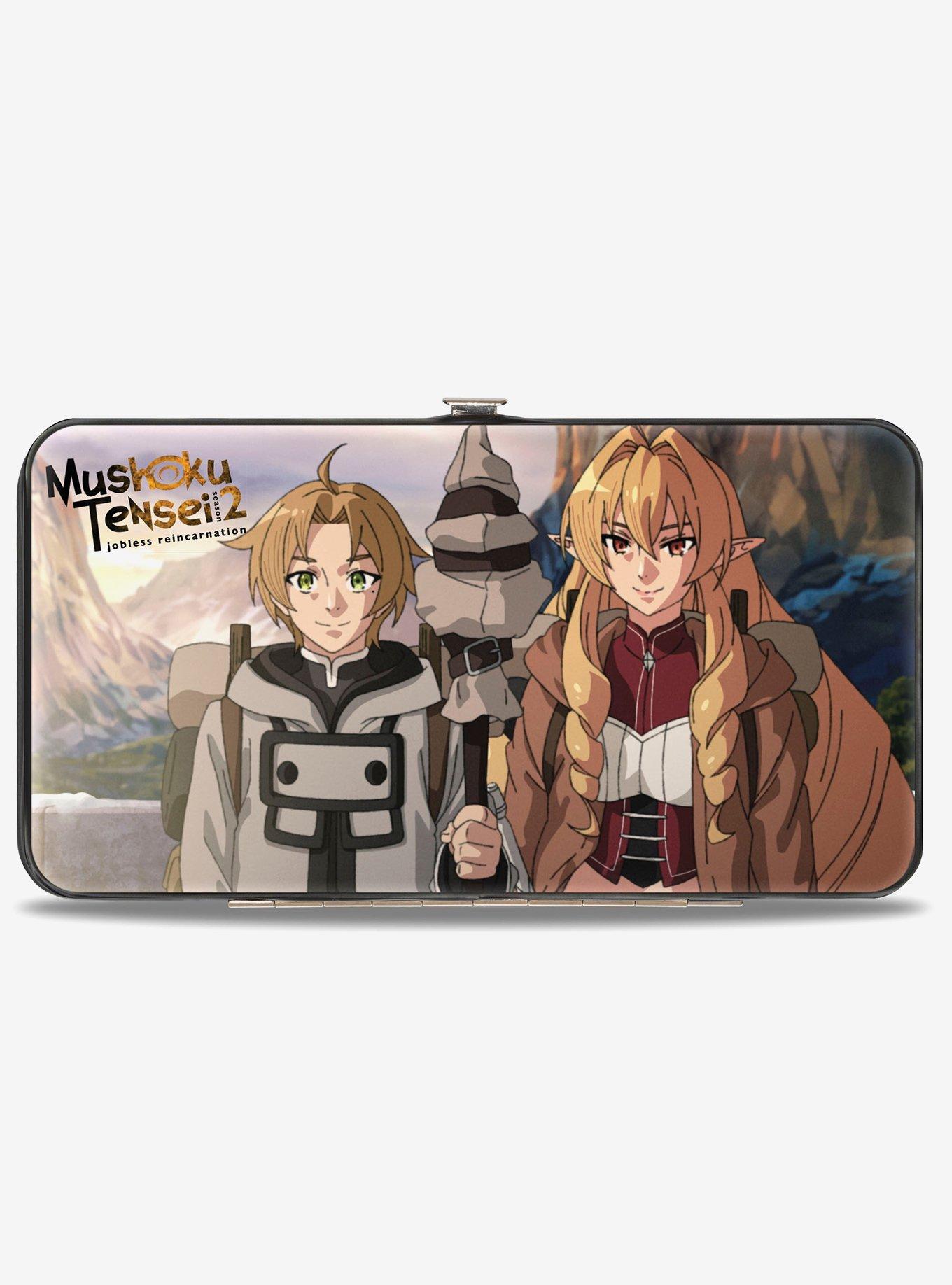 Mushoku Tensei Jobless Reincarnation Character Group Poses Hinged Wallet, , hi-res