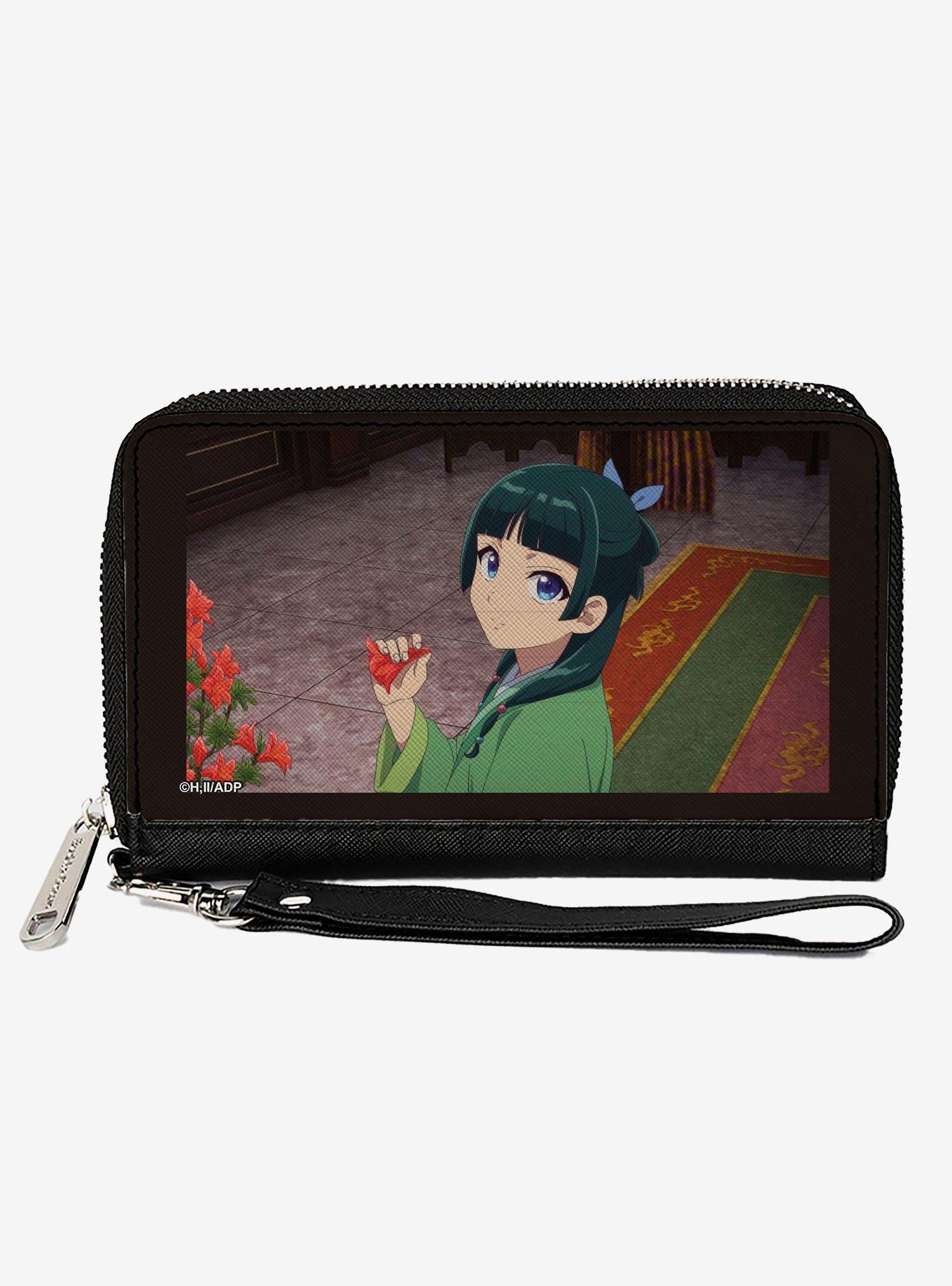 The Apothecary Diaries Maomao Holding Flower Scene Zip Around Wallet, , hi-res