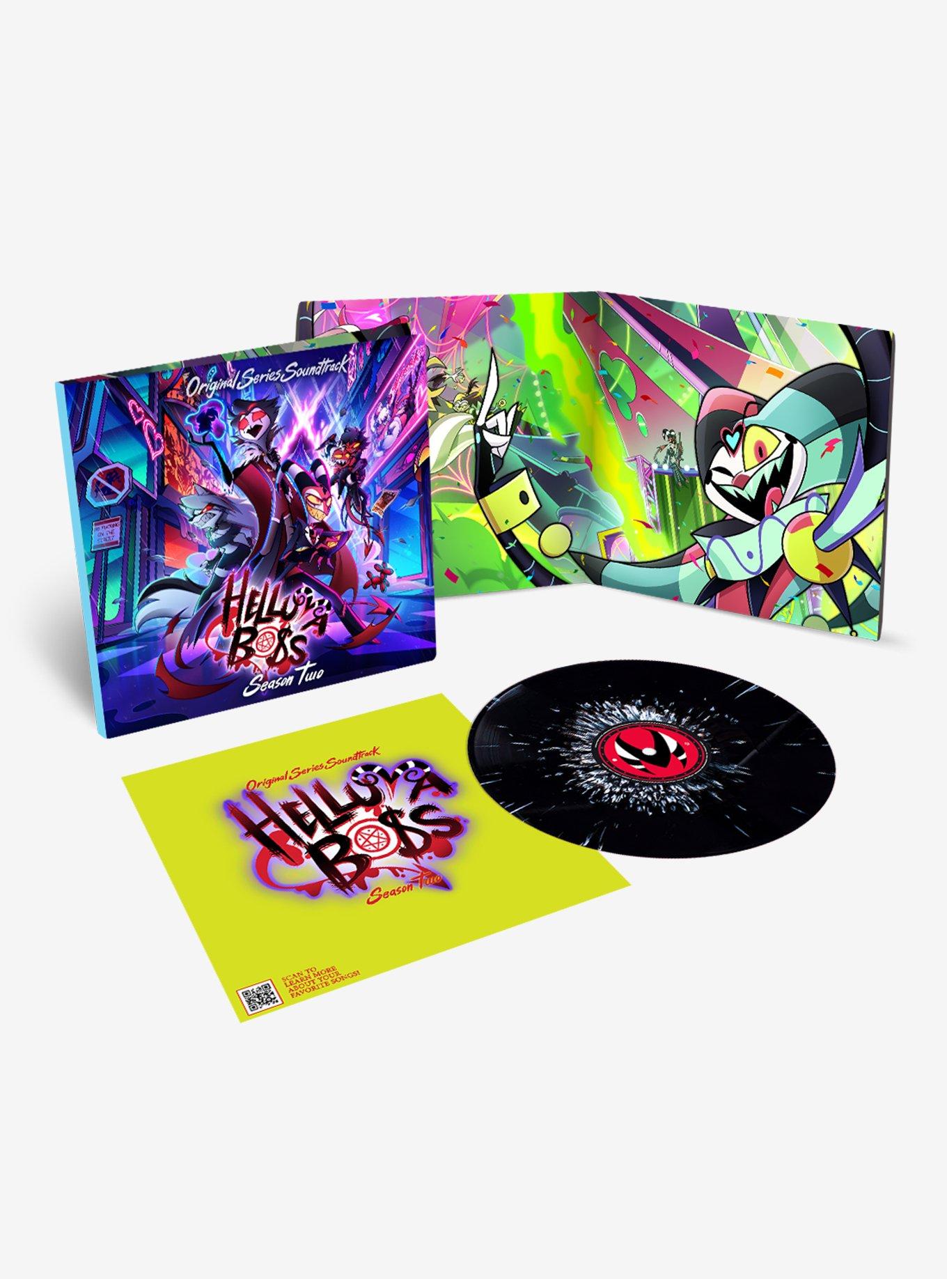 Helluva Boss Season Two Original Series Soundtrack (Black Splatter Edition) Vinyl Record  - BoxLunch Exclusive, , hi-res