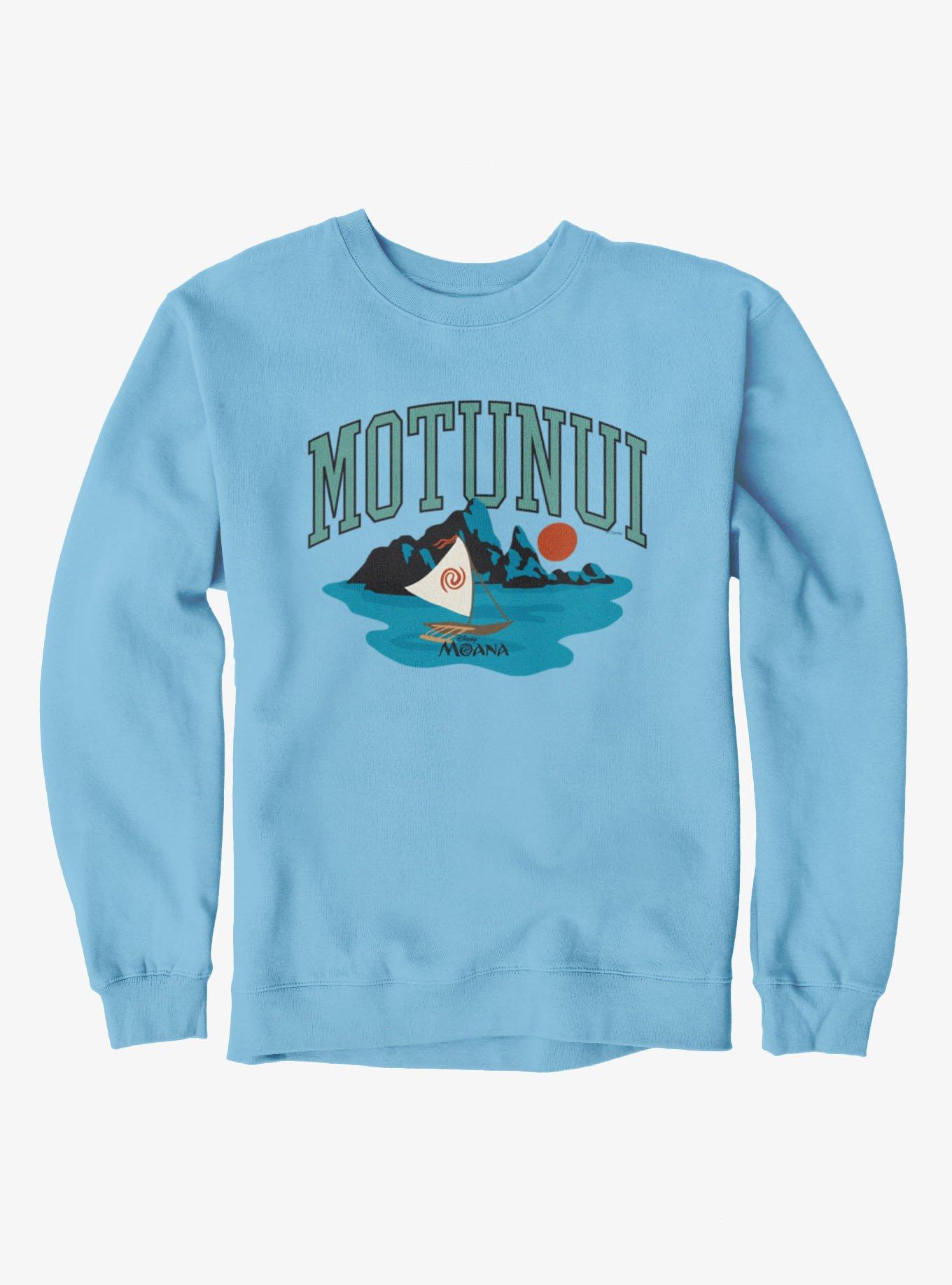 Disney Moana Motunui Boat Horizon Sweatshirt Her Universe Exclusive, , hi-res