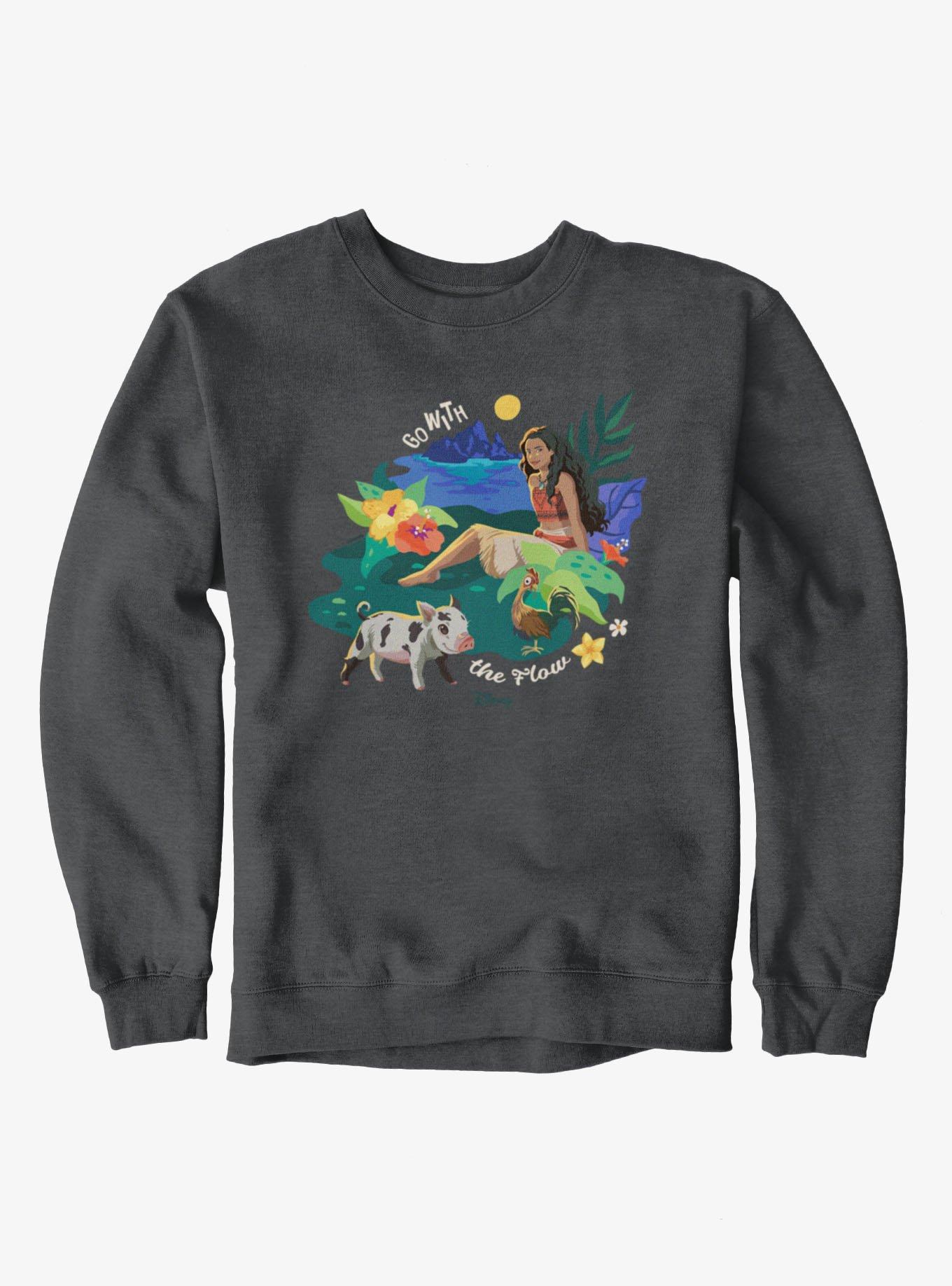 Disney Moana Go With The Flow Sweatshirt, , hi-res