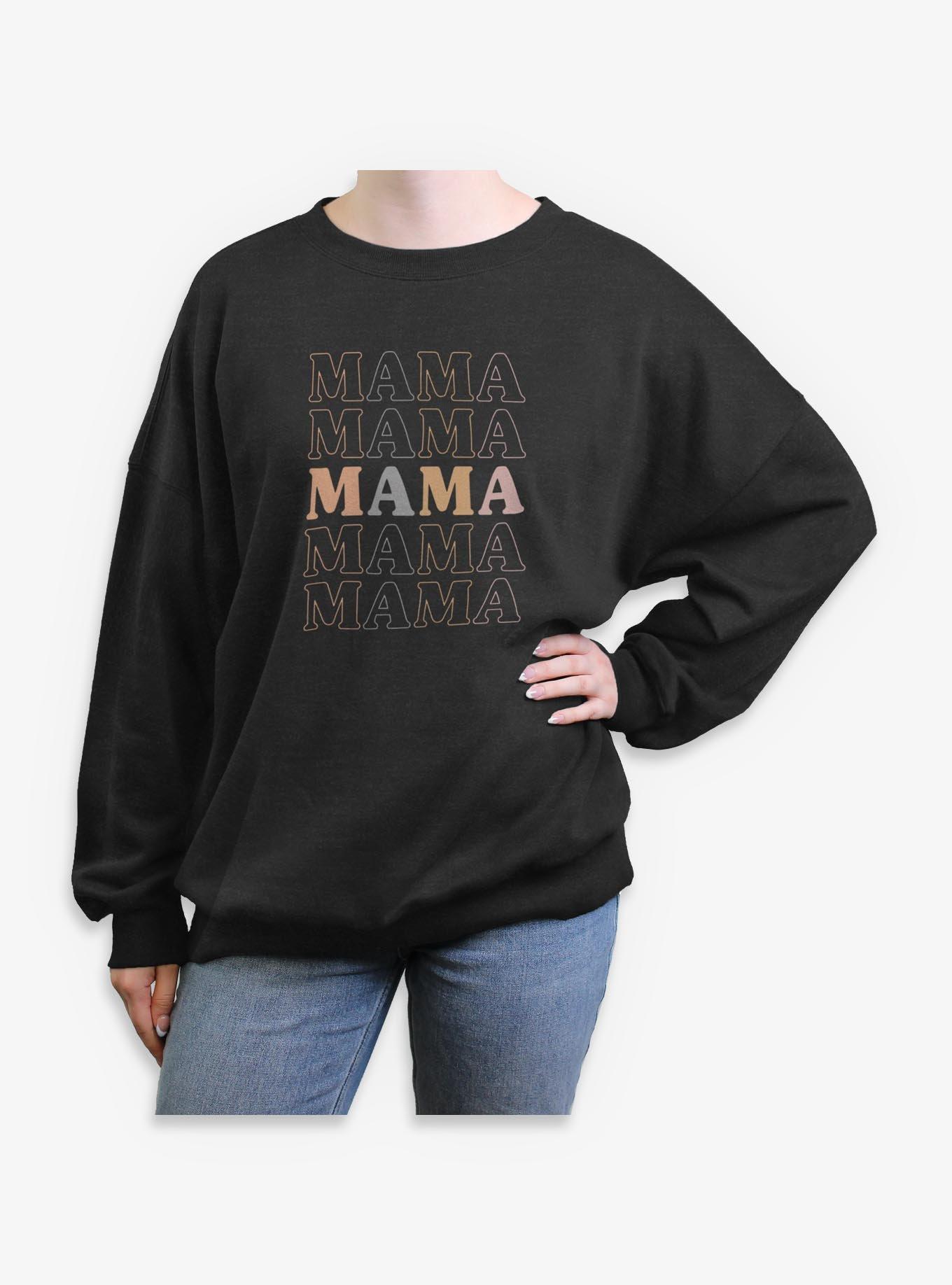 Mama Stacked Girls Oversized Sweatshirt, , hi-res