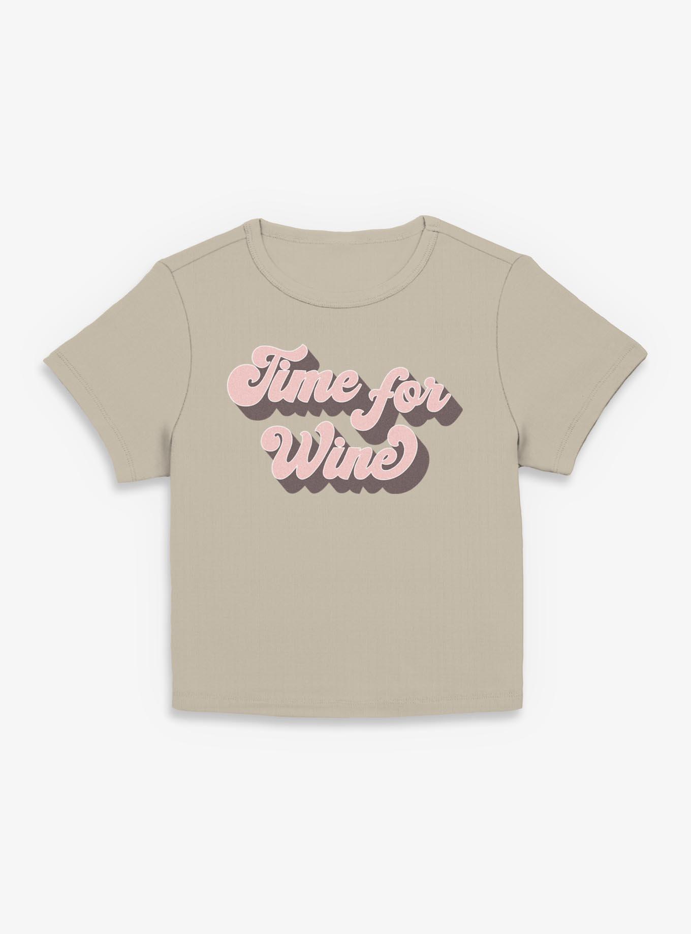 Mom Wine Time Girls Baby T-Shirt, , hi-res