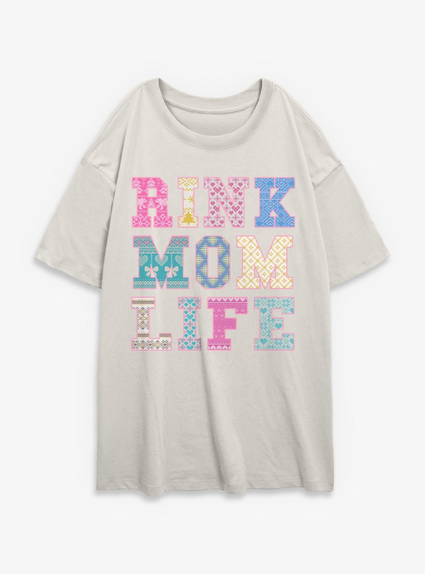 Rink Mom Life Girls Oversized T-Shirt, , hi-res