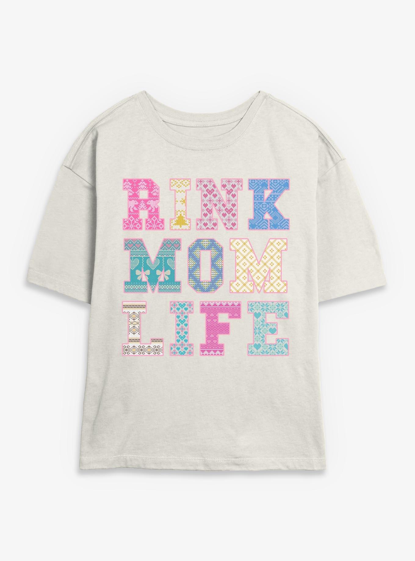 Rink Mom Life Girls Skimmer T-Shirt, , hi-res