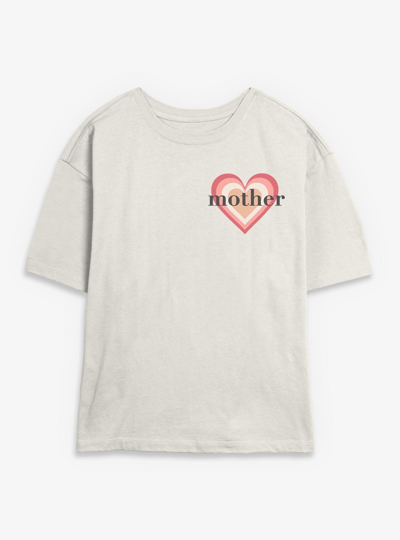 Mother Retro Heart Girls Skimmer T-Shirt, , hi-res