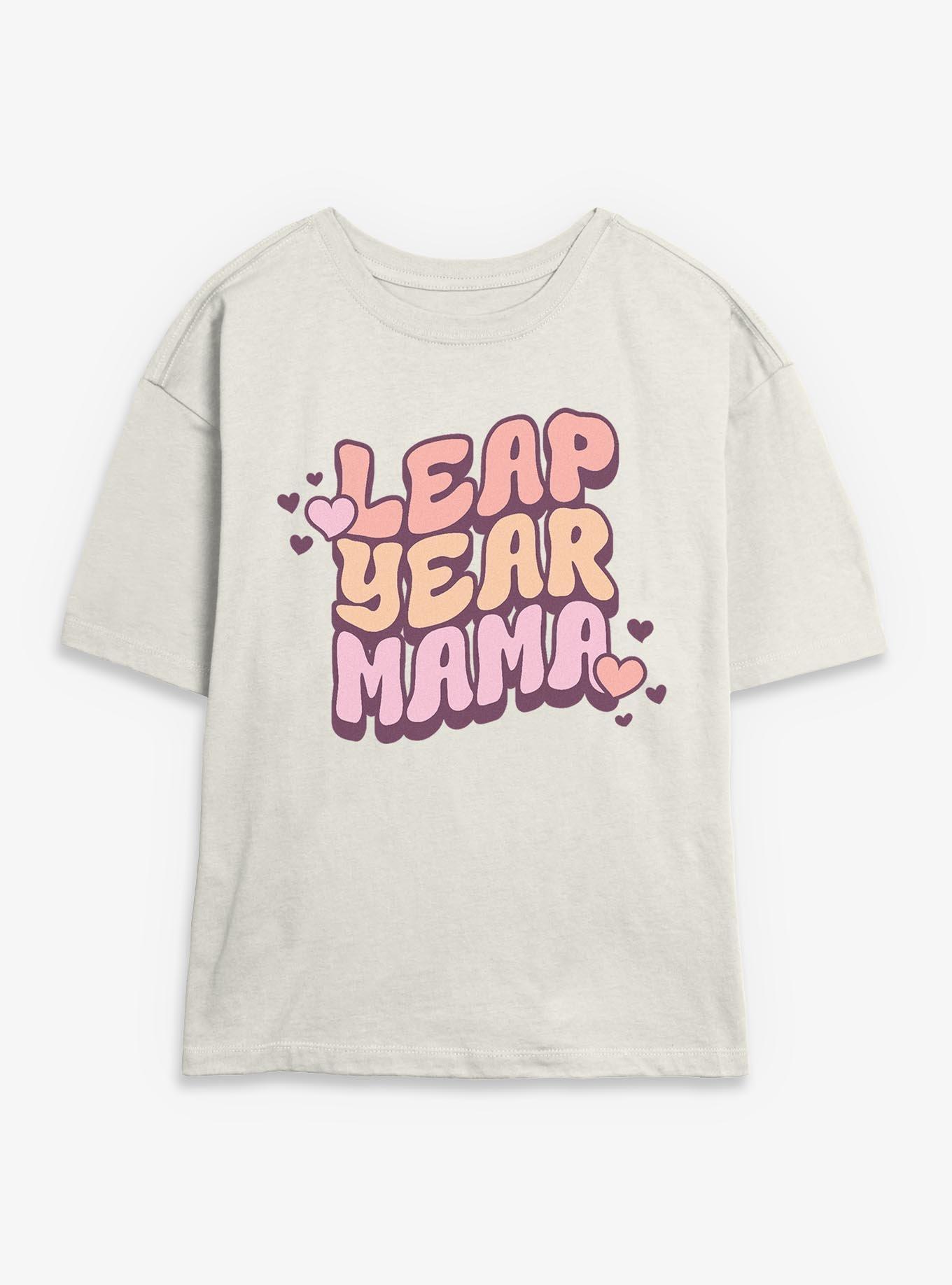 Leap Year Mama Girls Skimmer T-Shirt, , hi-res