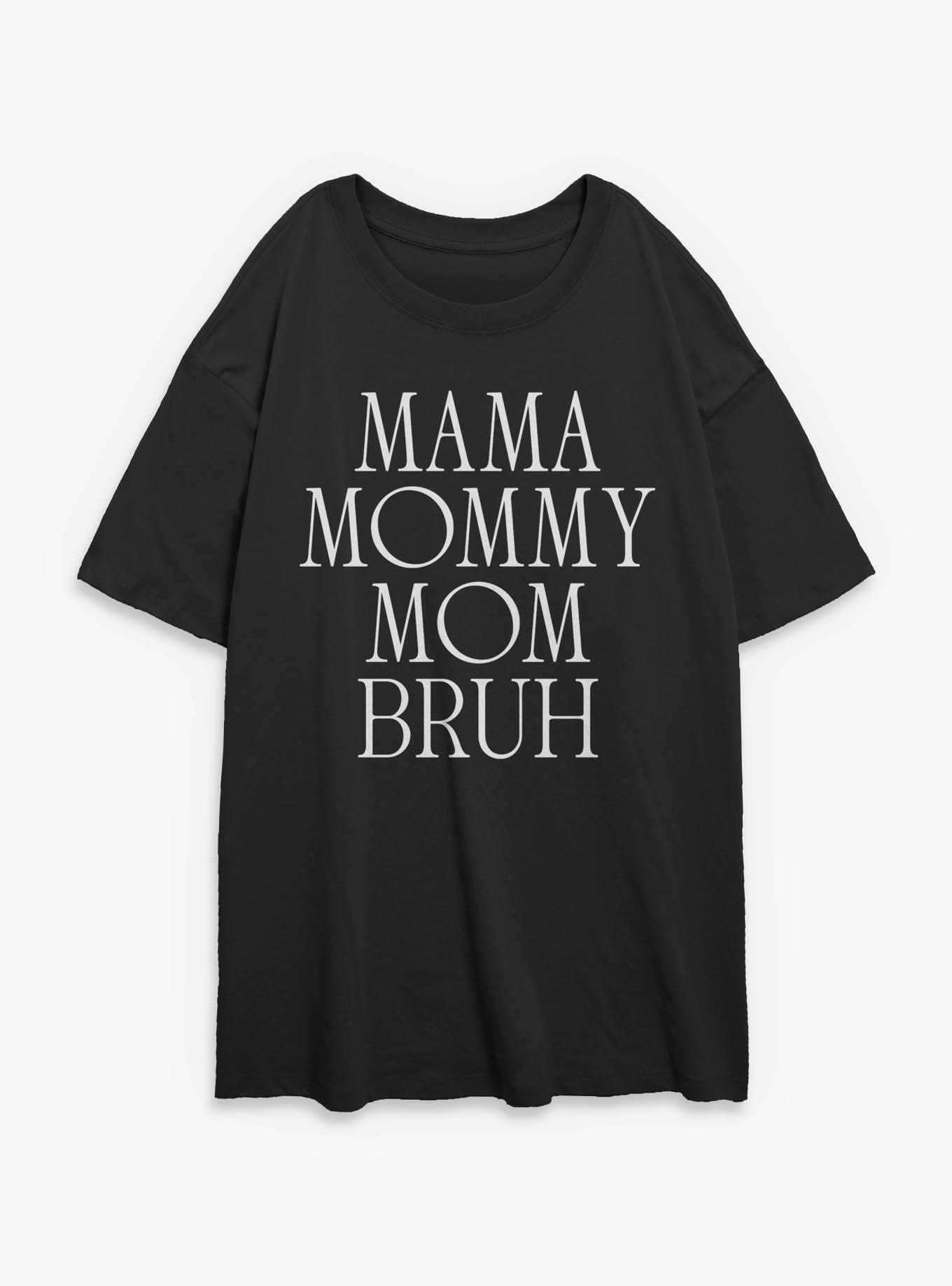 Mom Bruh Girls Oversized T-Shirt, , hi-res