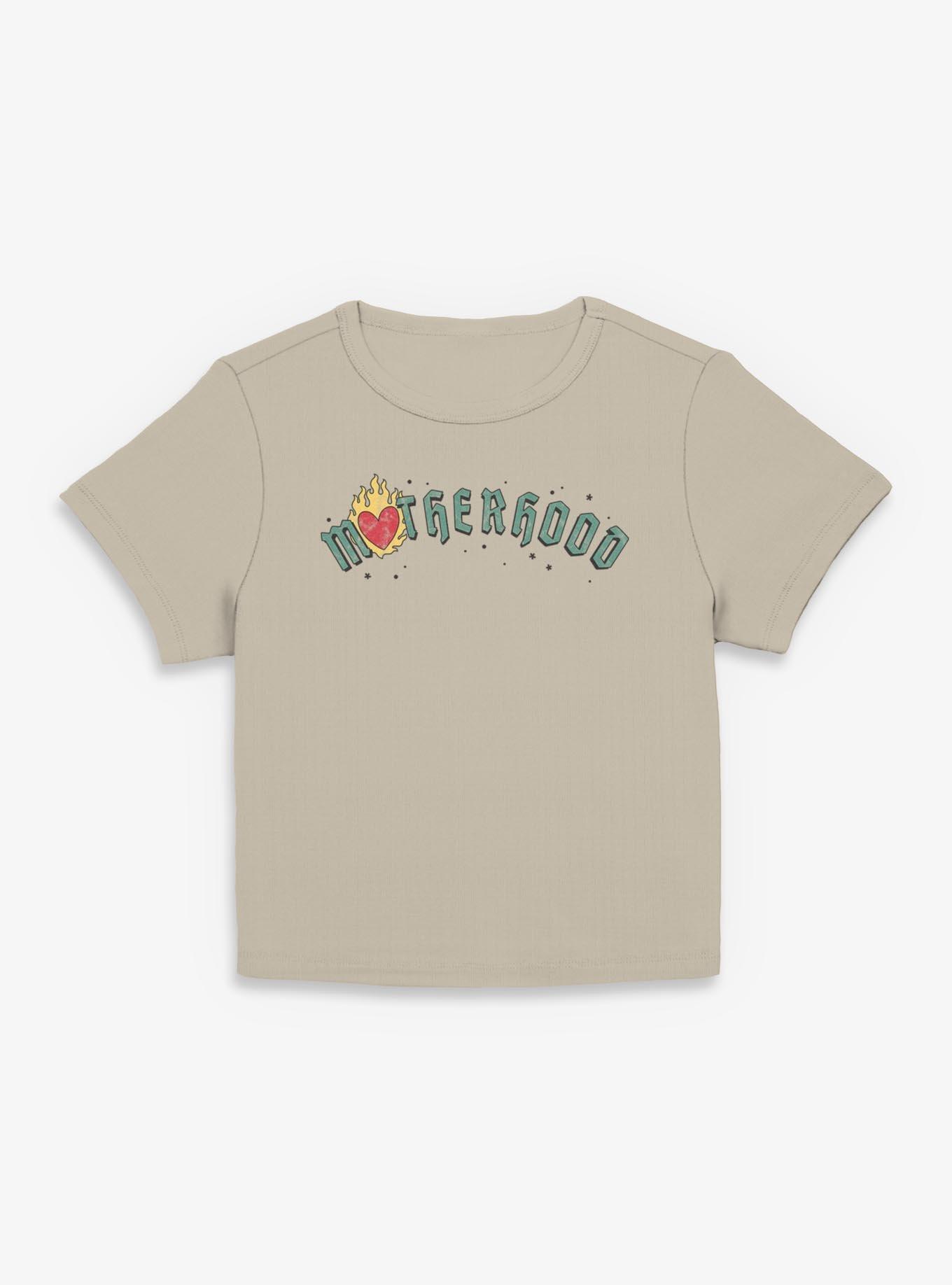 Motherhood Flaming Heart Girls Baby T-Shirt, , hi-res