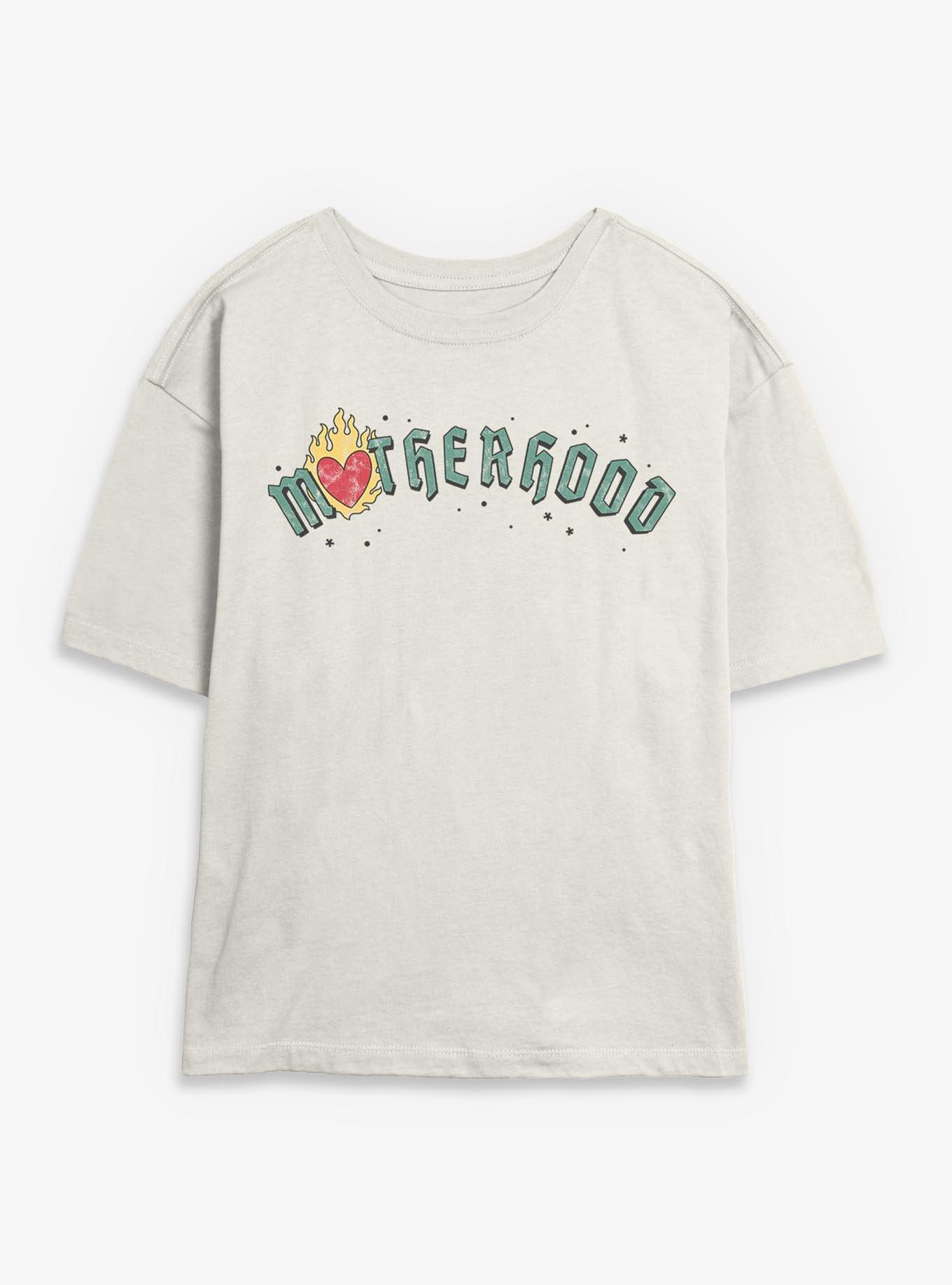 Motherhood Flaming Heart Girls Skimmer T-Shirt, , hi-res