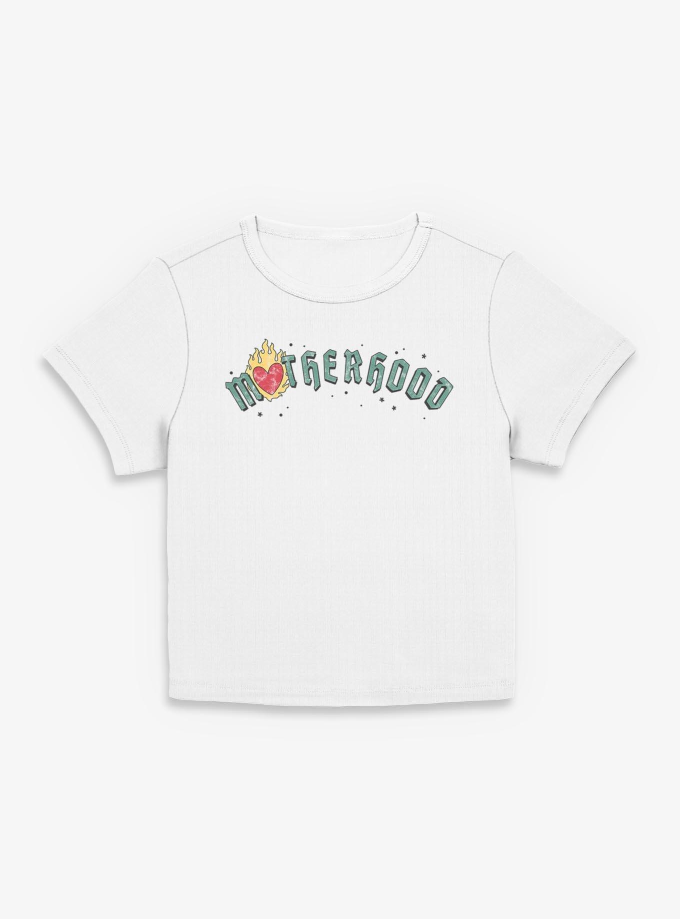 Motherhood Flaming Heart Girls Baby T-Shirt, , hi-res