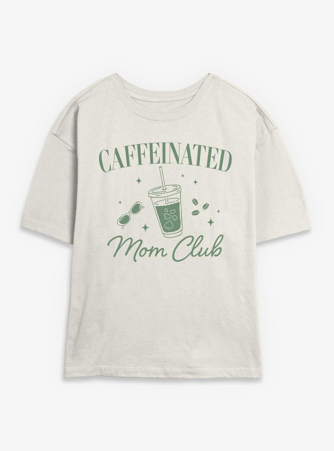 Caffeinated Mom Club Girls Skimmer T-Shirt, , hi-res