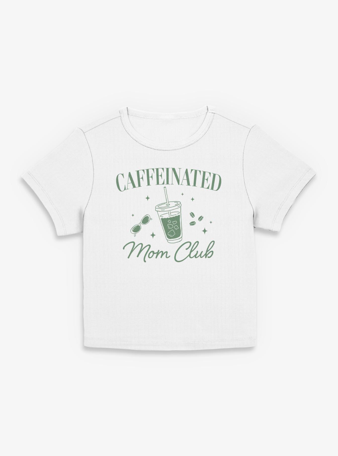 Caffeinated Mom Club Girls Baby T-Shirt, , hi-res