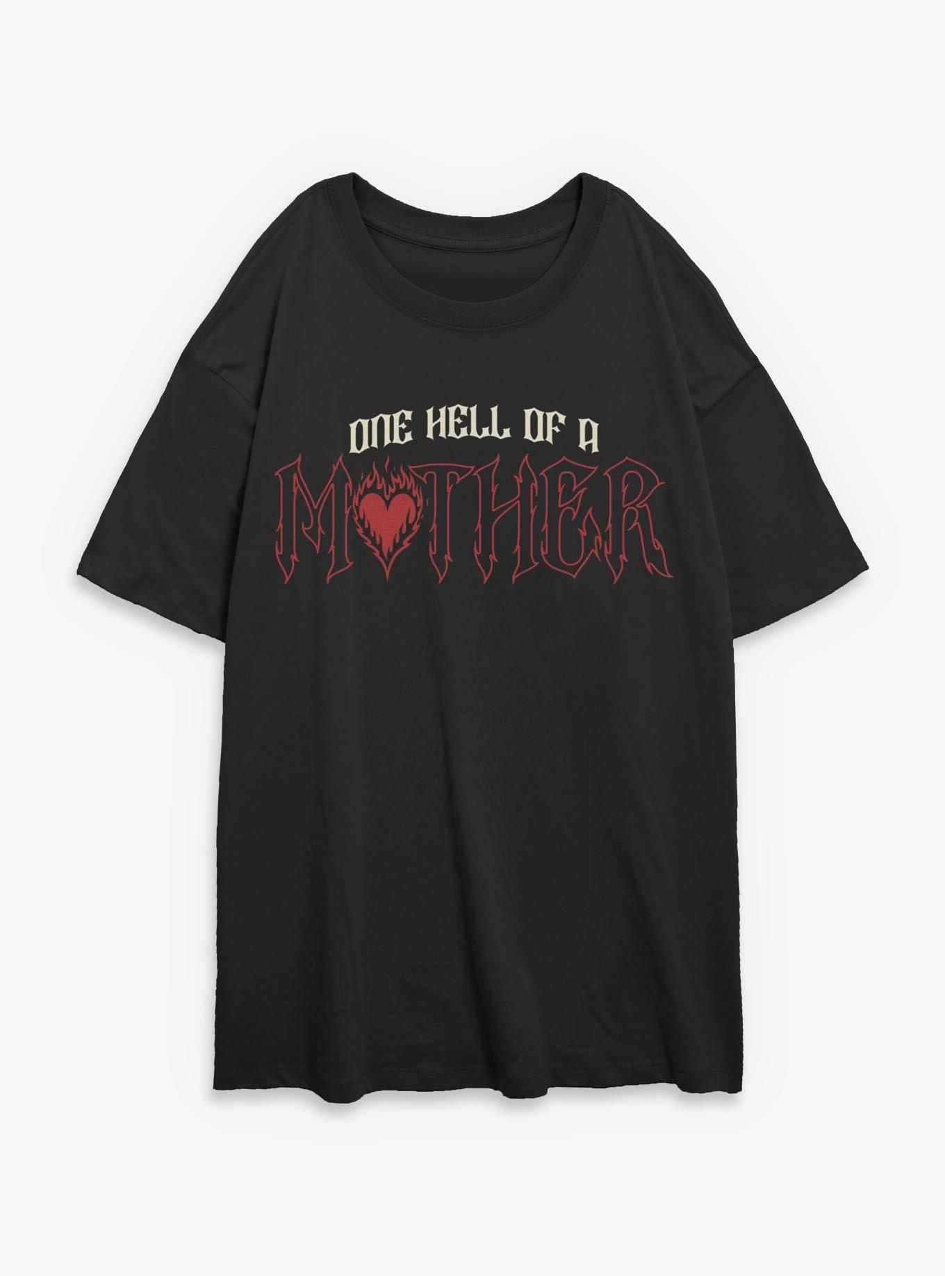Hell Of A Mother Girls Oversized T-Shirt, , hi-res