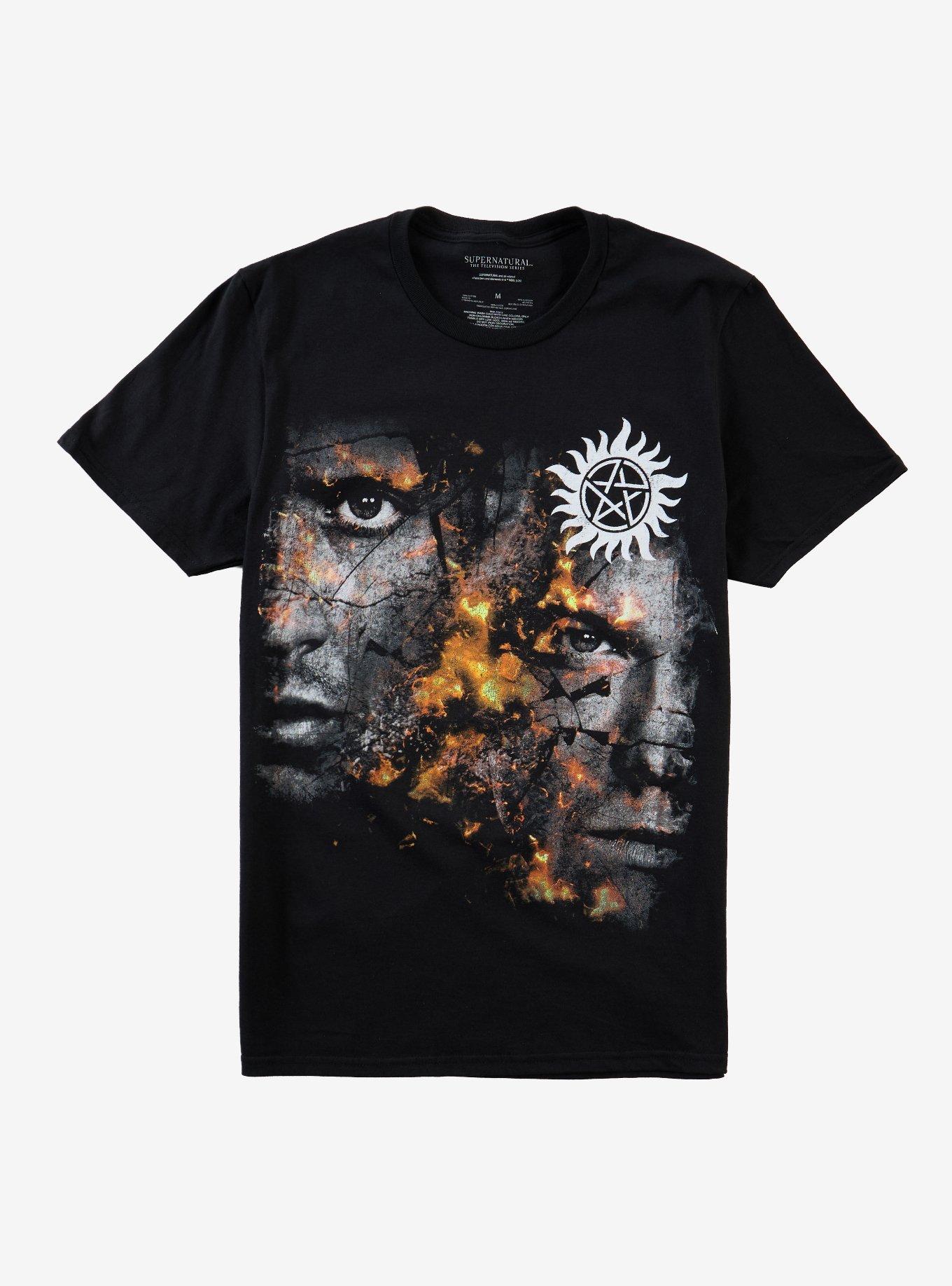 Supernatural Winchester Brothers Faces T-Shirt, , hi-res