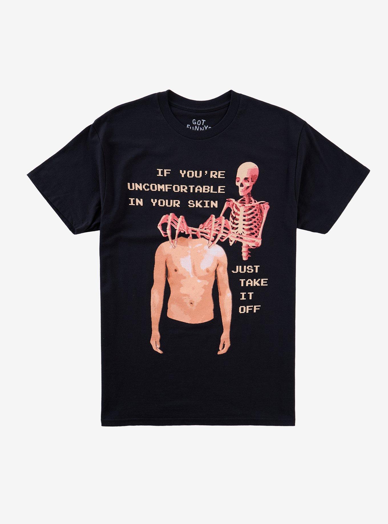 Skeleton Skin Off T-Shirt By Got Funny?, , hi-res