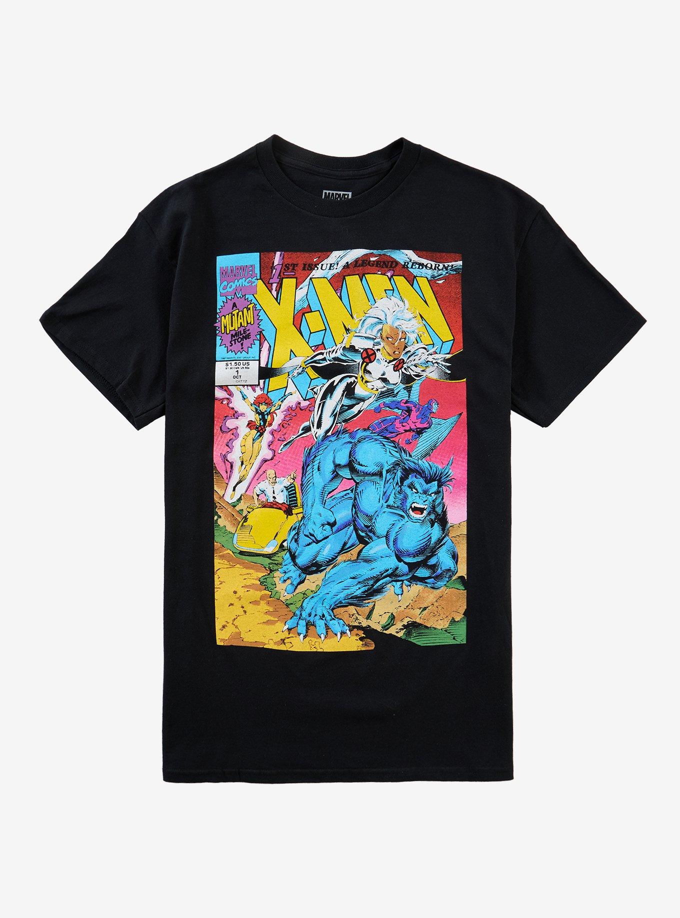 Marvel X-Men Storm & Beast Comic Cover T-Shirt, , hi-res