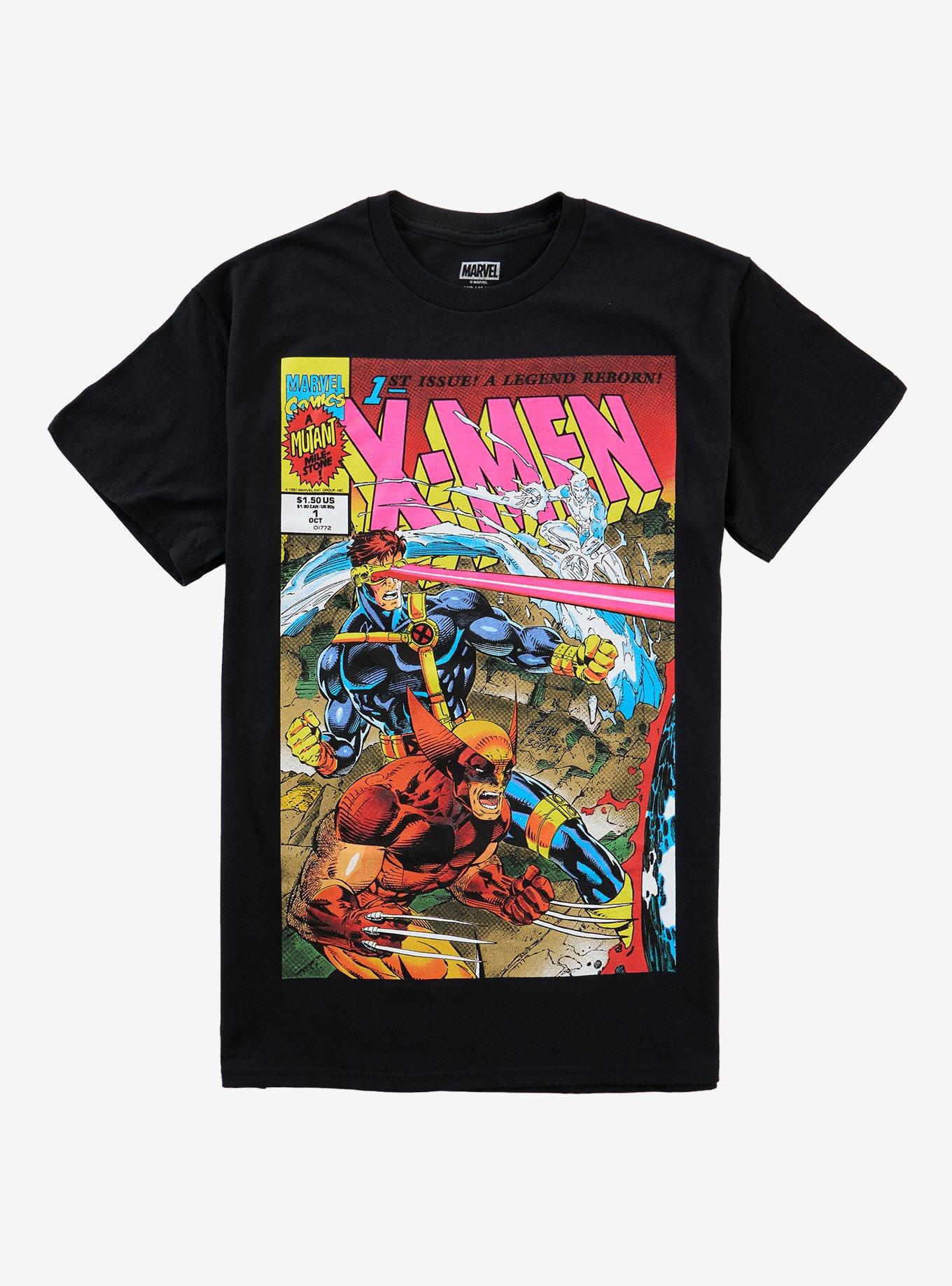 Marvel X-Men Cyclops & Wolverine Comic Cover T-Shirt, , hi-res